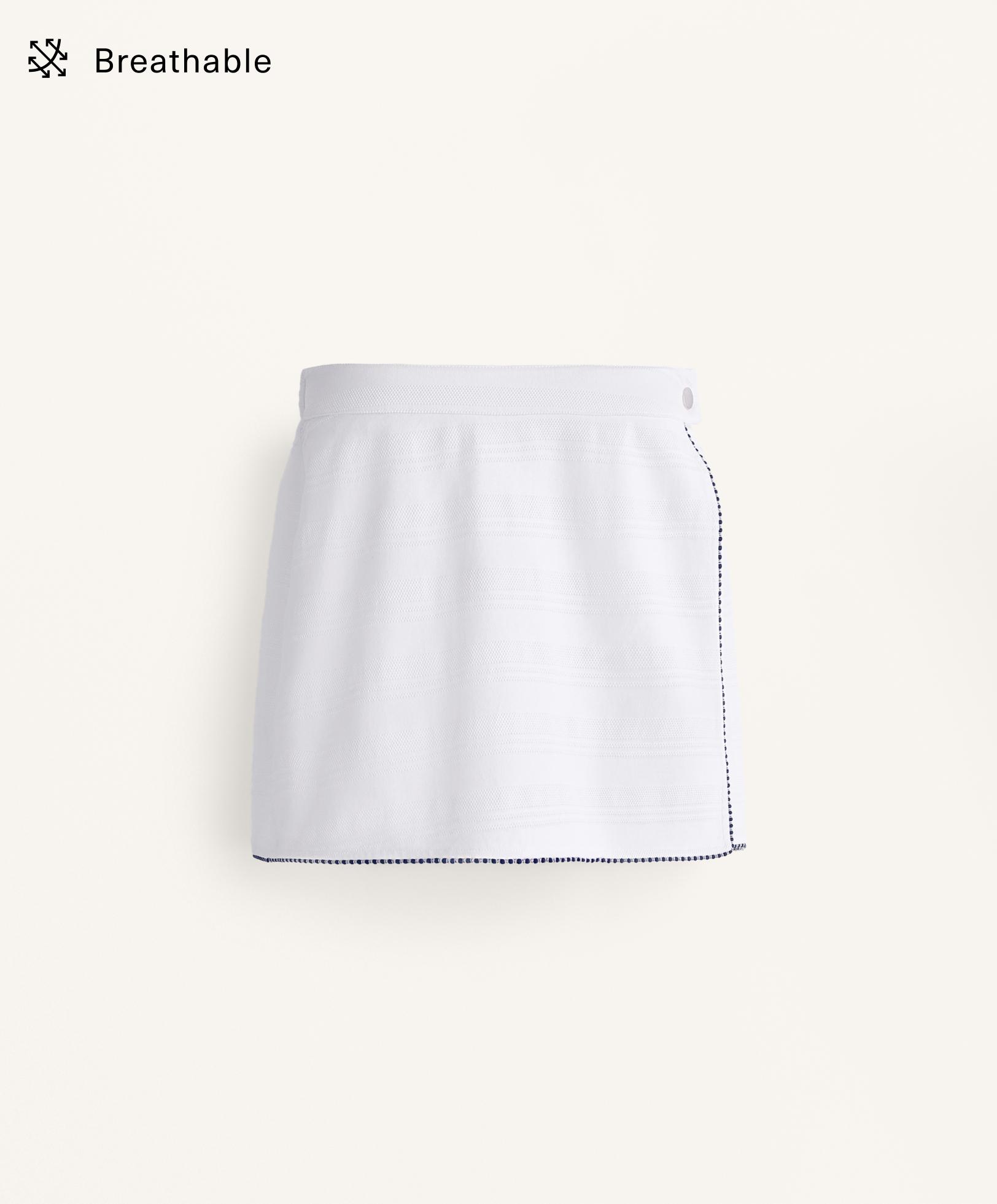 Jacquard piqué skort 100% cotton
