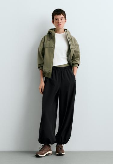 Waterproof 10k baggy trousers — BLACK 1