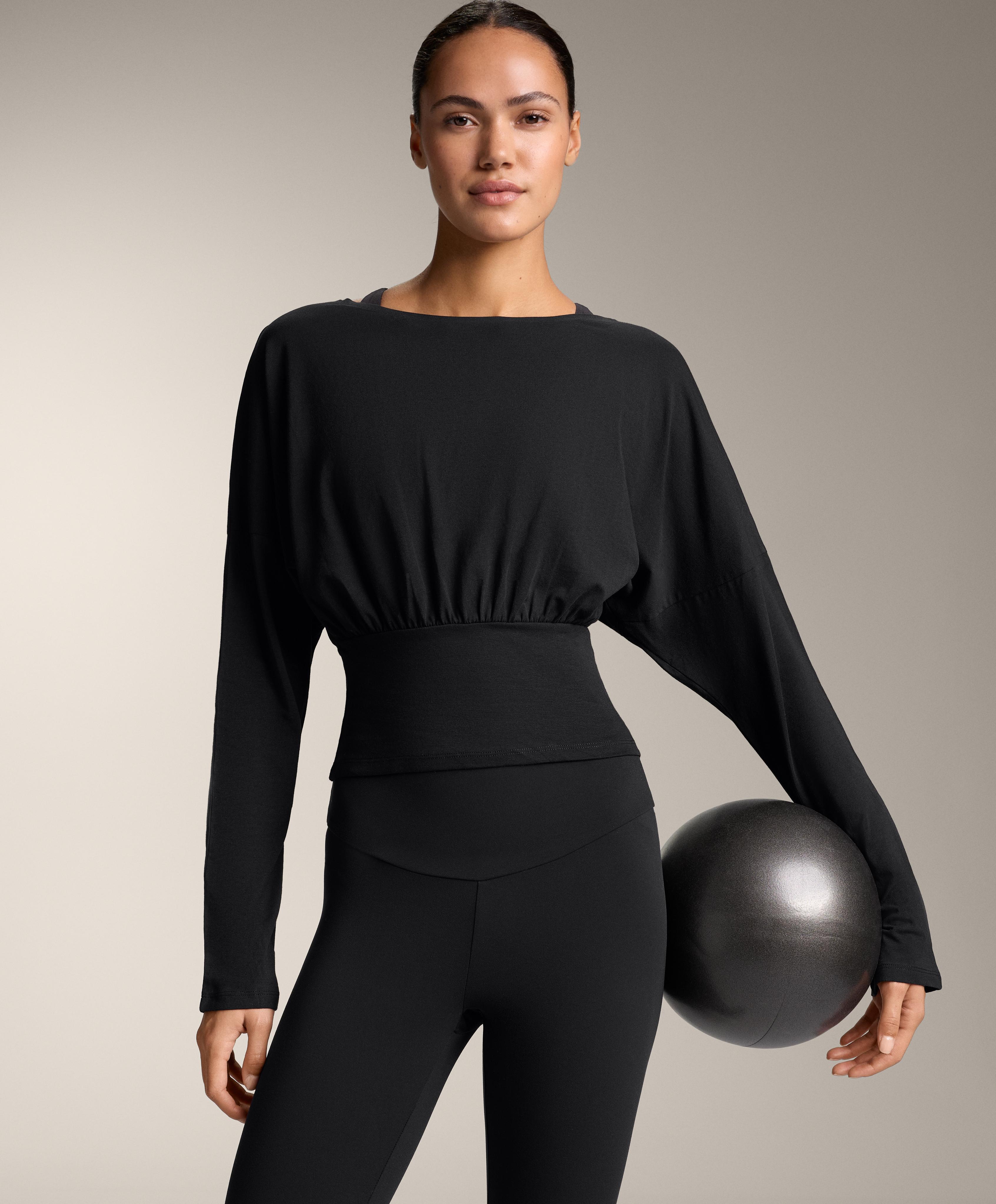 Fitted waist cotton blend T-shirt Fitted waist cotton blend T-shirt