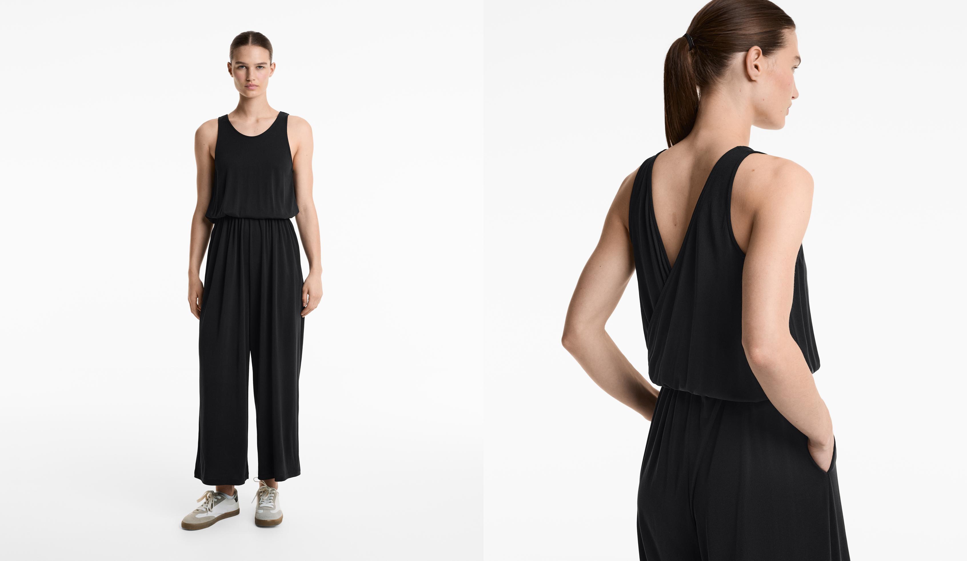 جمبسوت ميدي منسدل بظهر متداخل ممزوج بالمودال جمبسوت ميدي منسدل بظهر متداخل ممزوج بالمودال