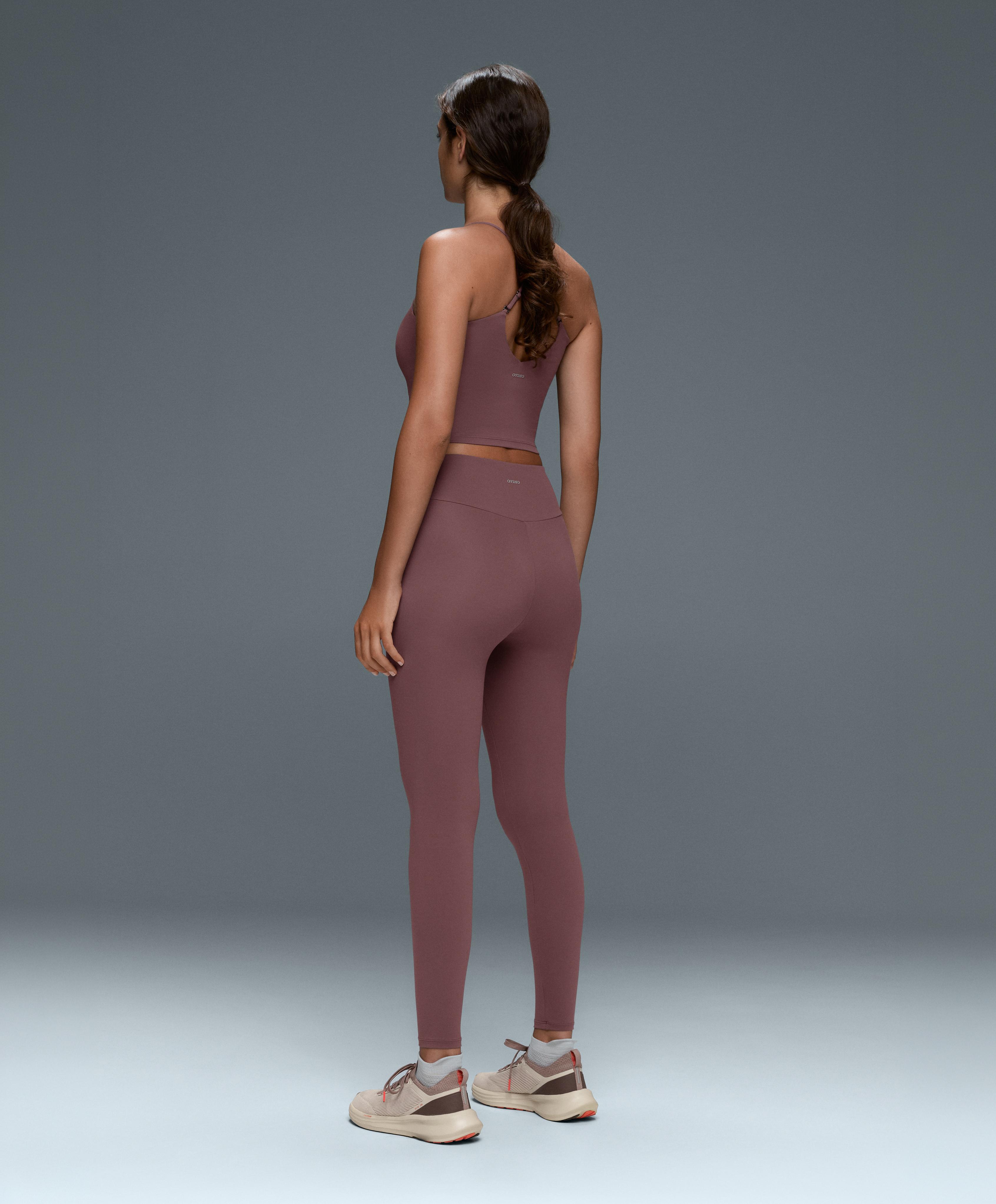 Comfortlux tank top with adjustable straps — MAUVE-TAUPE