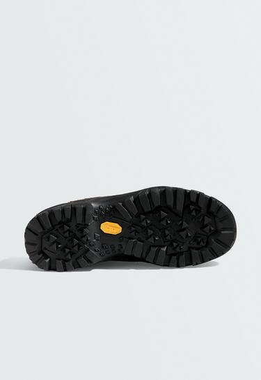 Freetime split-leather trainers — BROWN 4