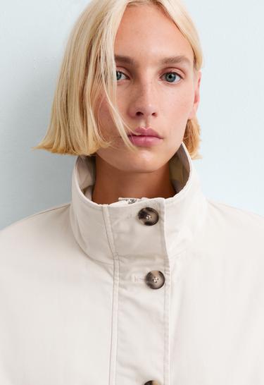 FELLEX® AEROGEL padded canvas jacket — ECRU 4