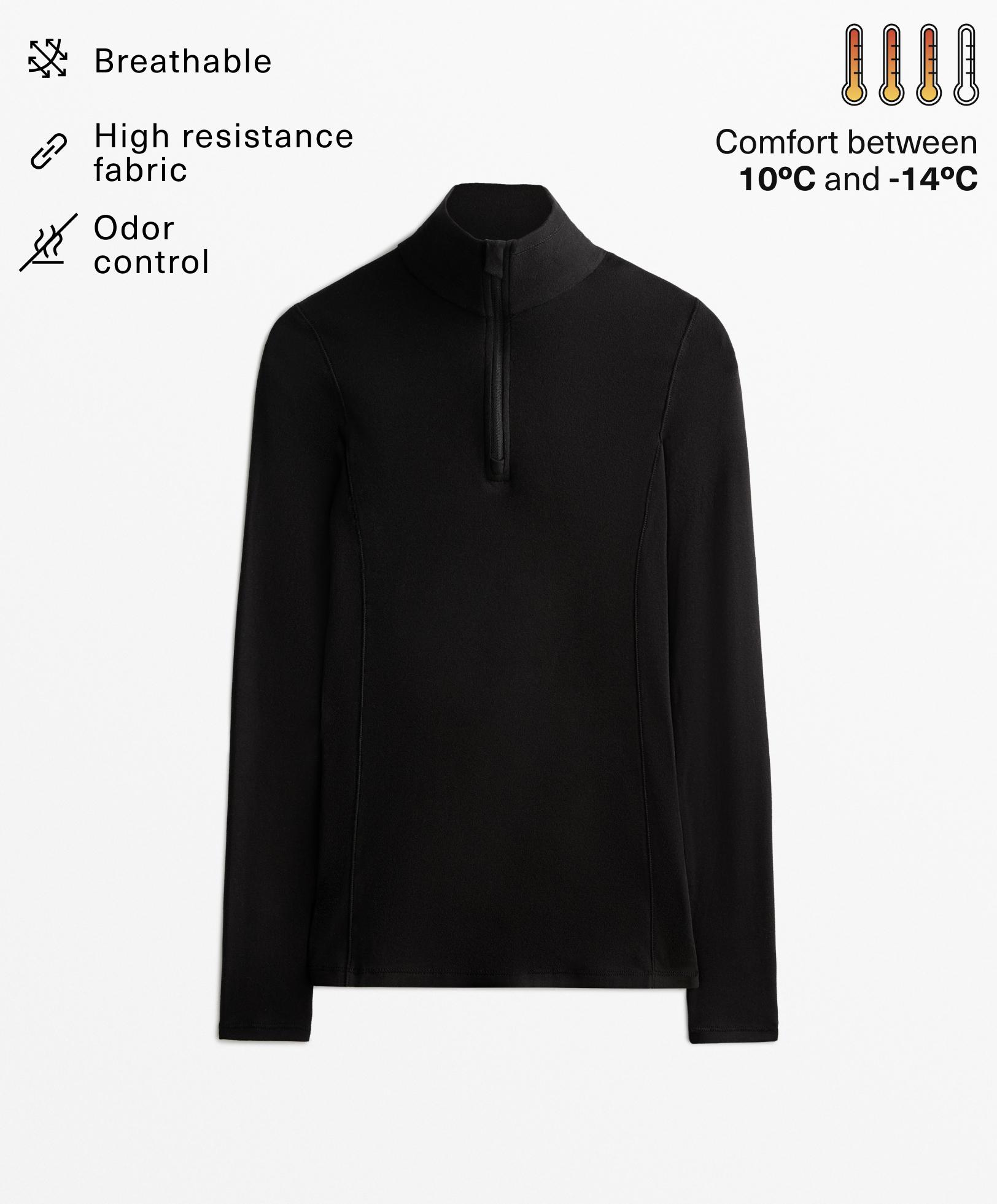 Performance base layers fleece top