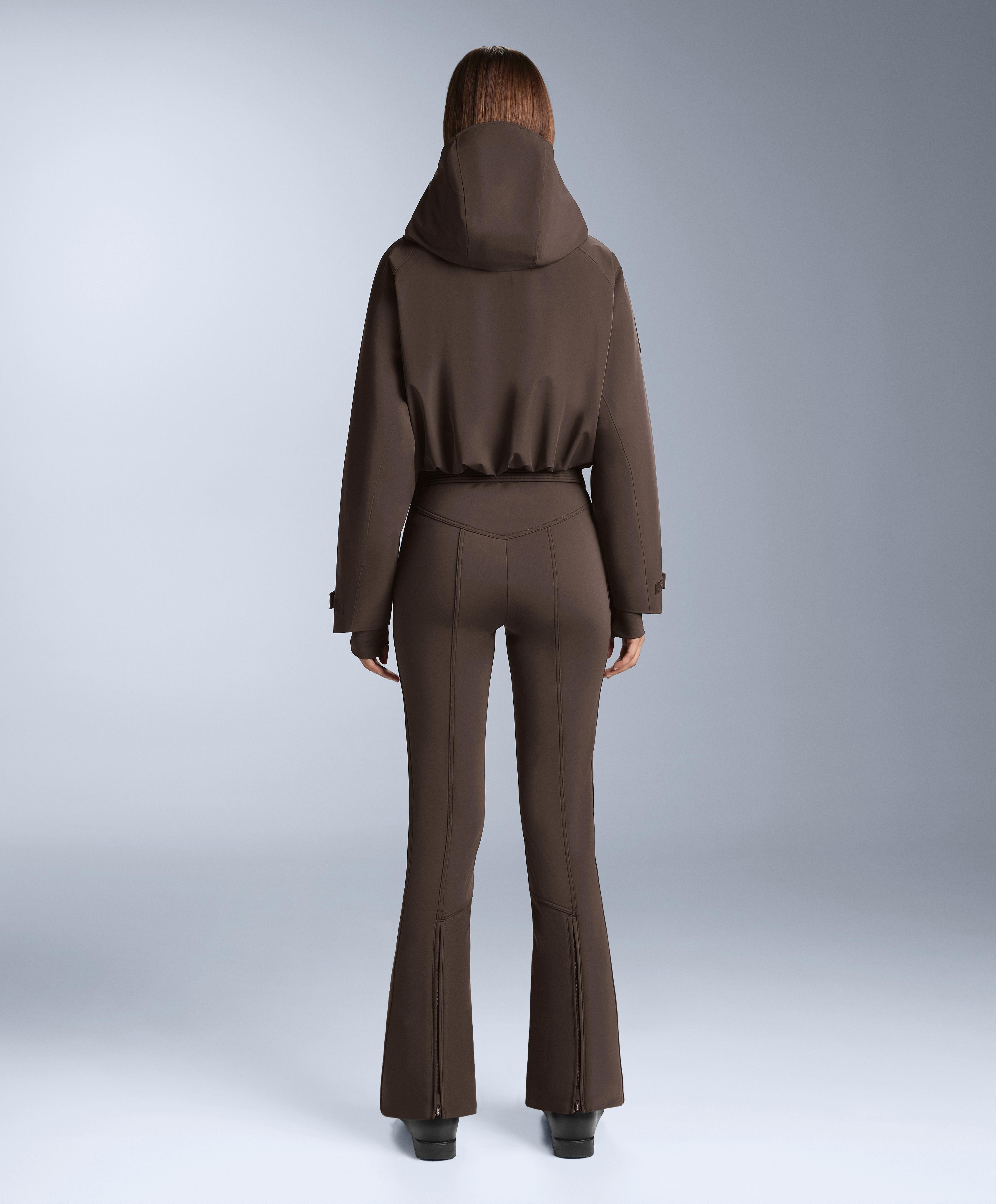 Primaloft® SKI water-resistant performance jumpsuit — DARK BROWN
