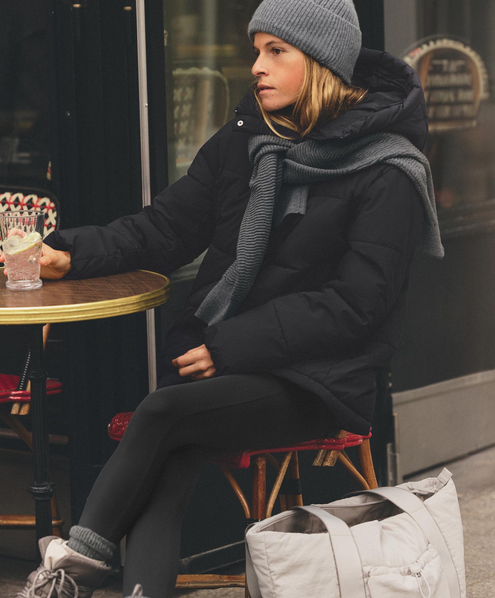 Primaloft® water-repellent padded jacket — BLACK