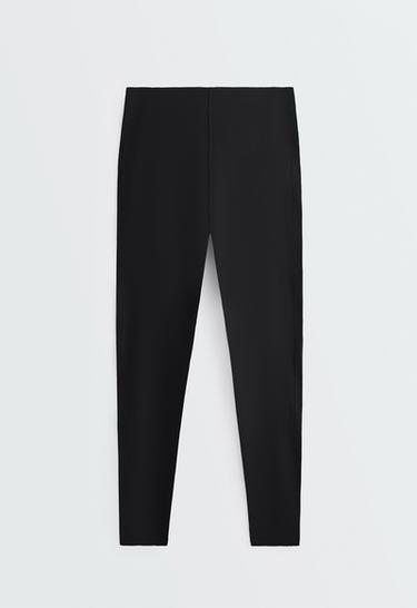 High-waisted Extra Compressive core control ankle-length leggings — BLACK 7