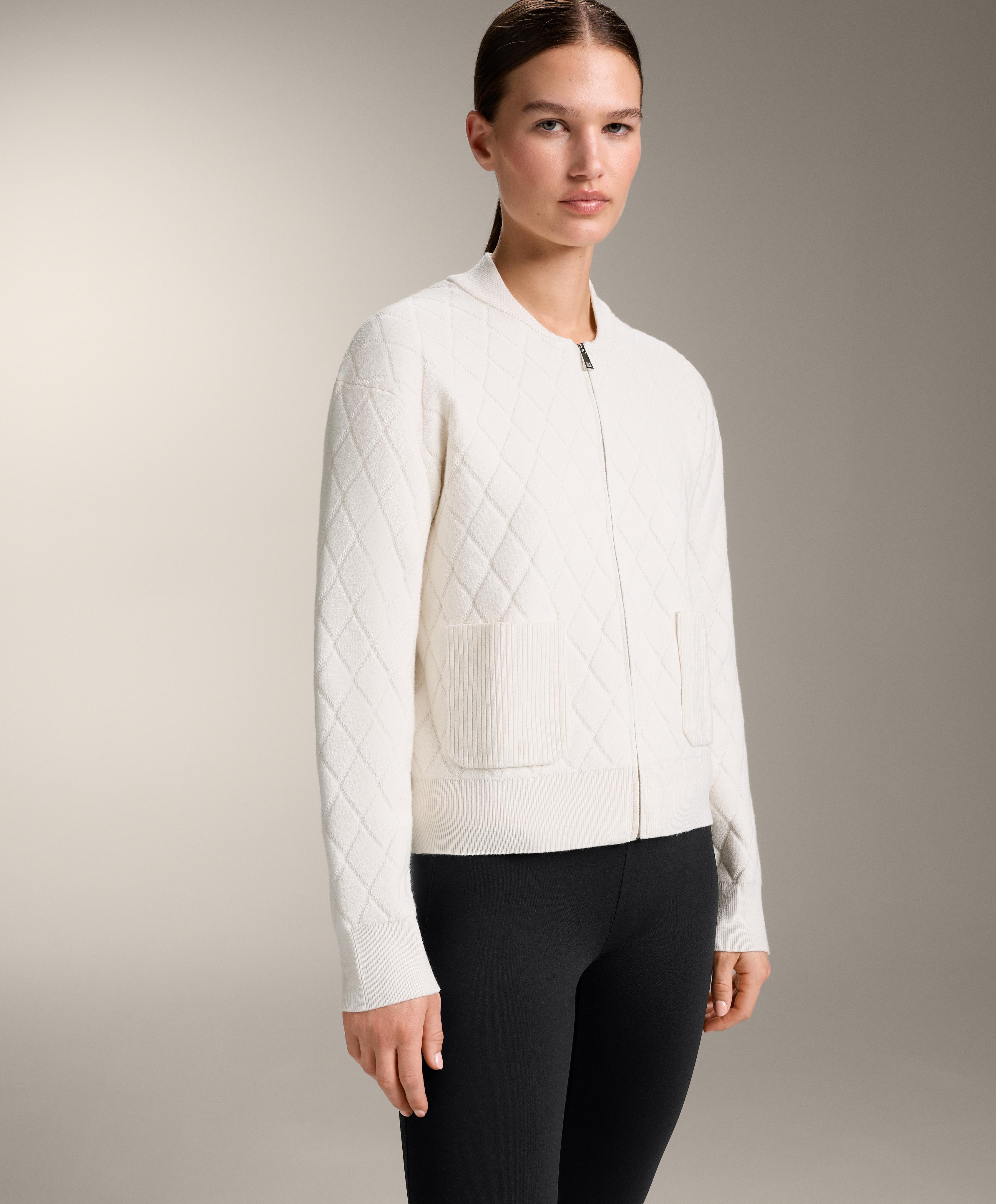 Argyle knit jacket Argyle knit jacket