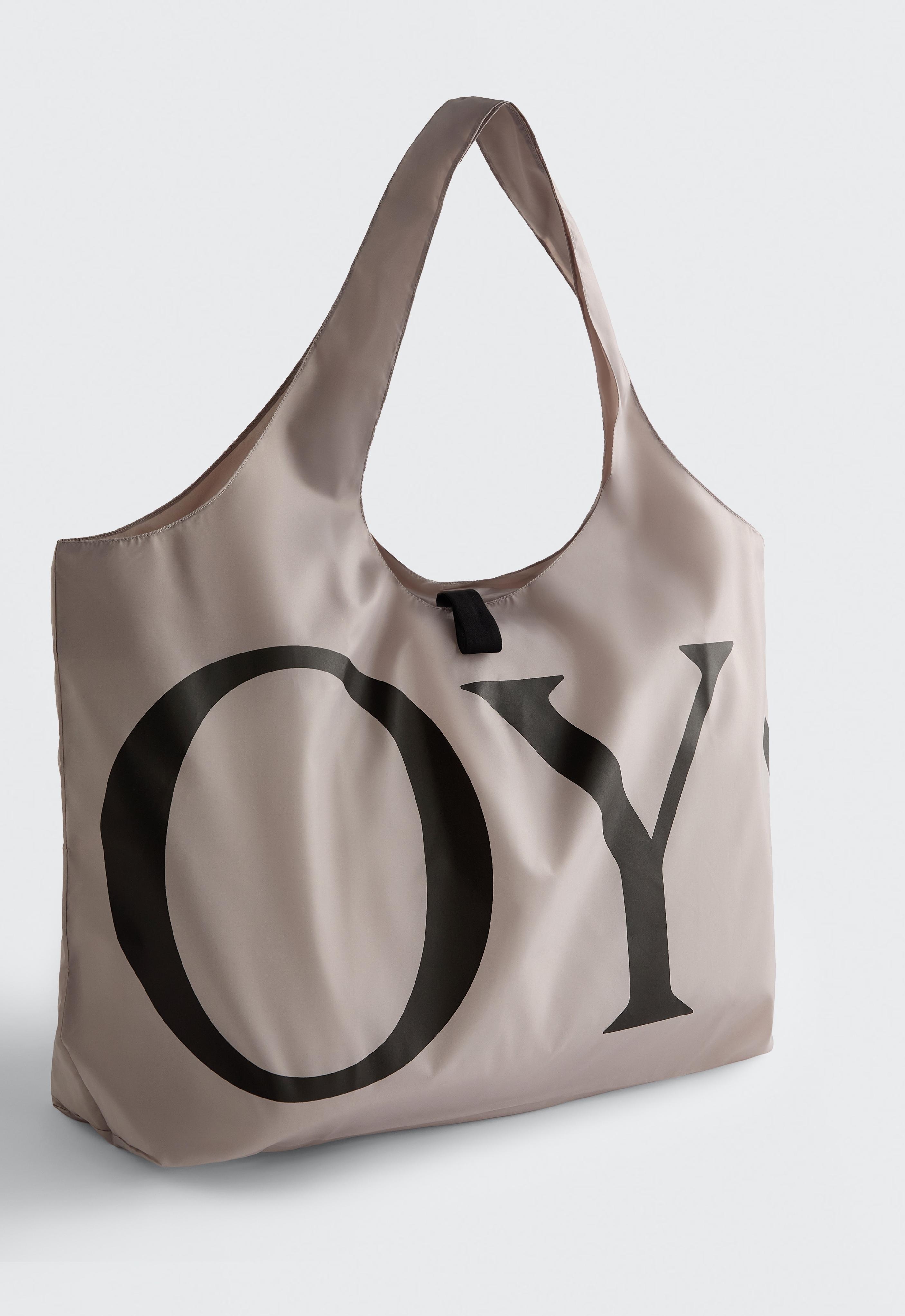 OYSHO Packable Bag — TAUPE                   