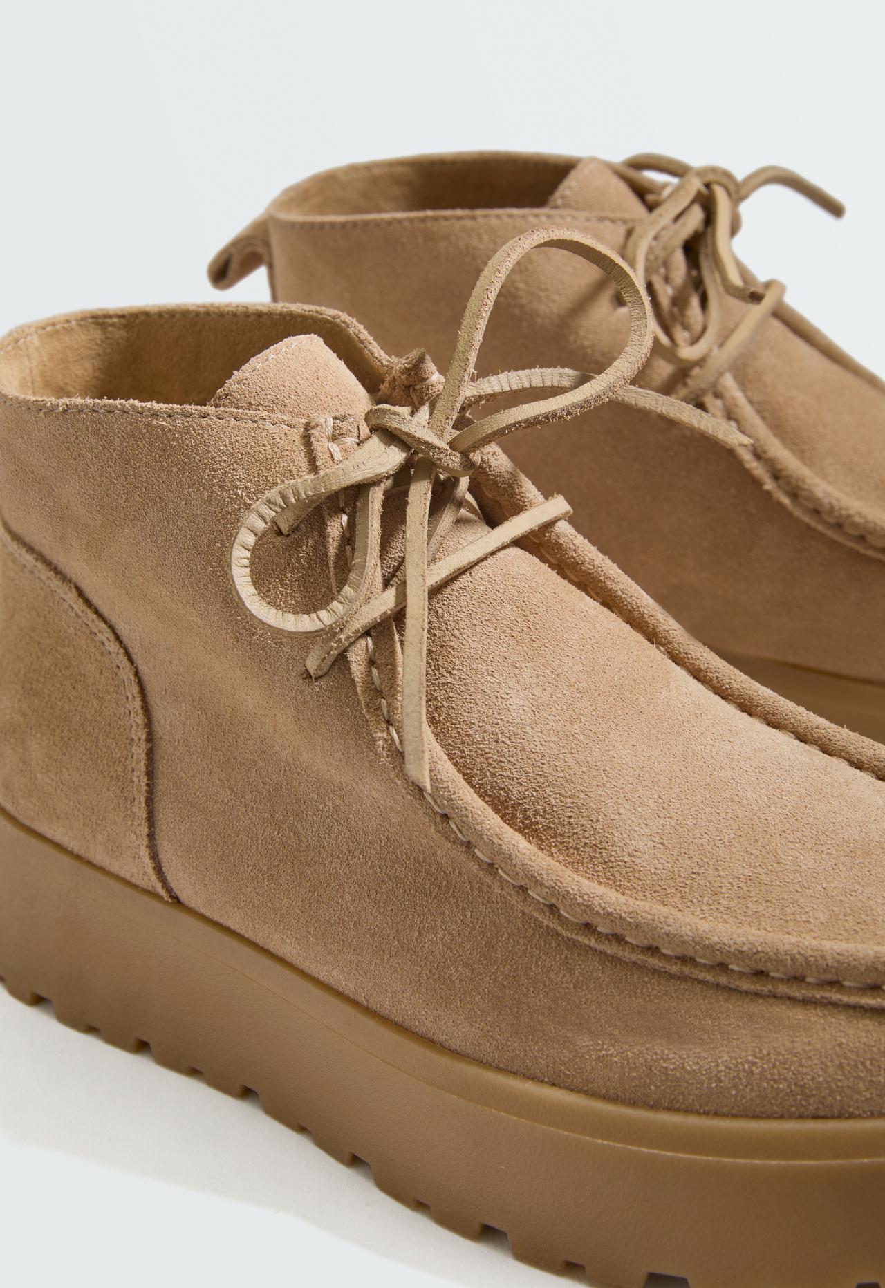 Leather lace-up ankle boots — MOLE