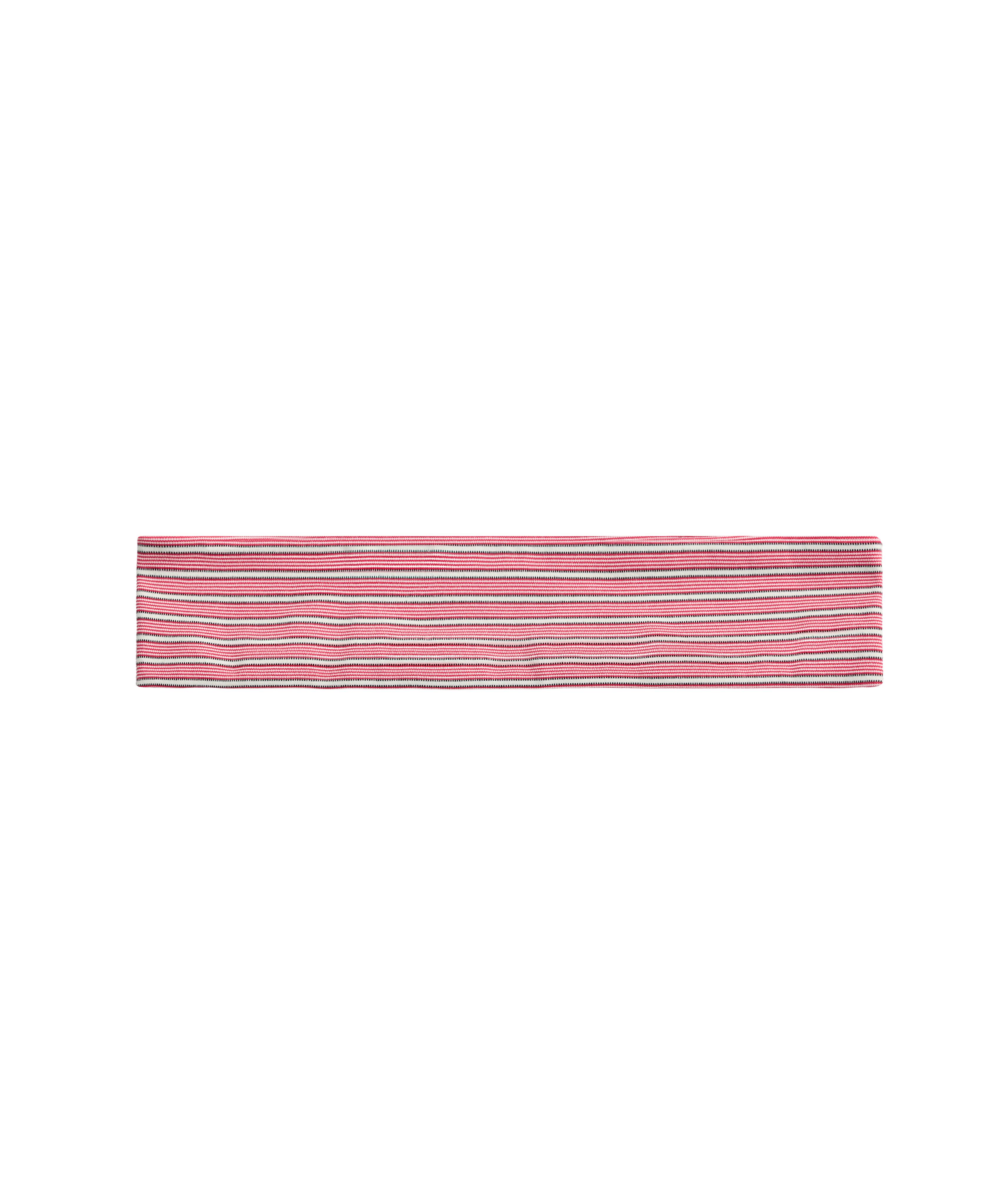 6 cm striped sports headband — RED