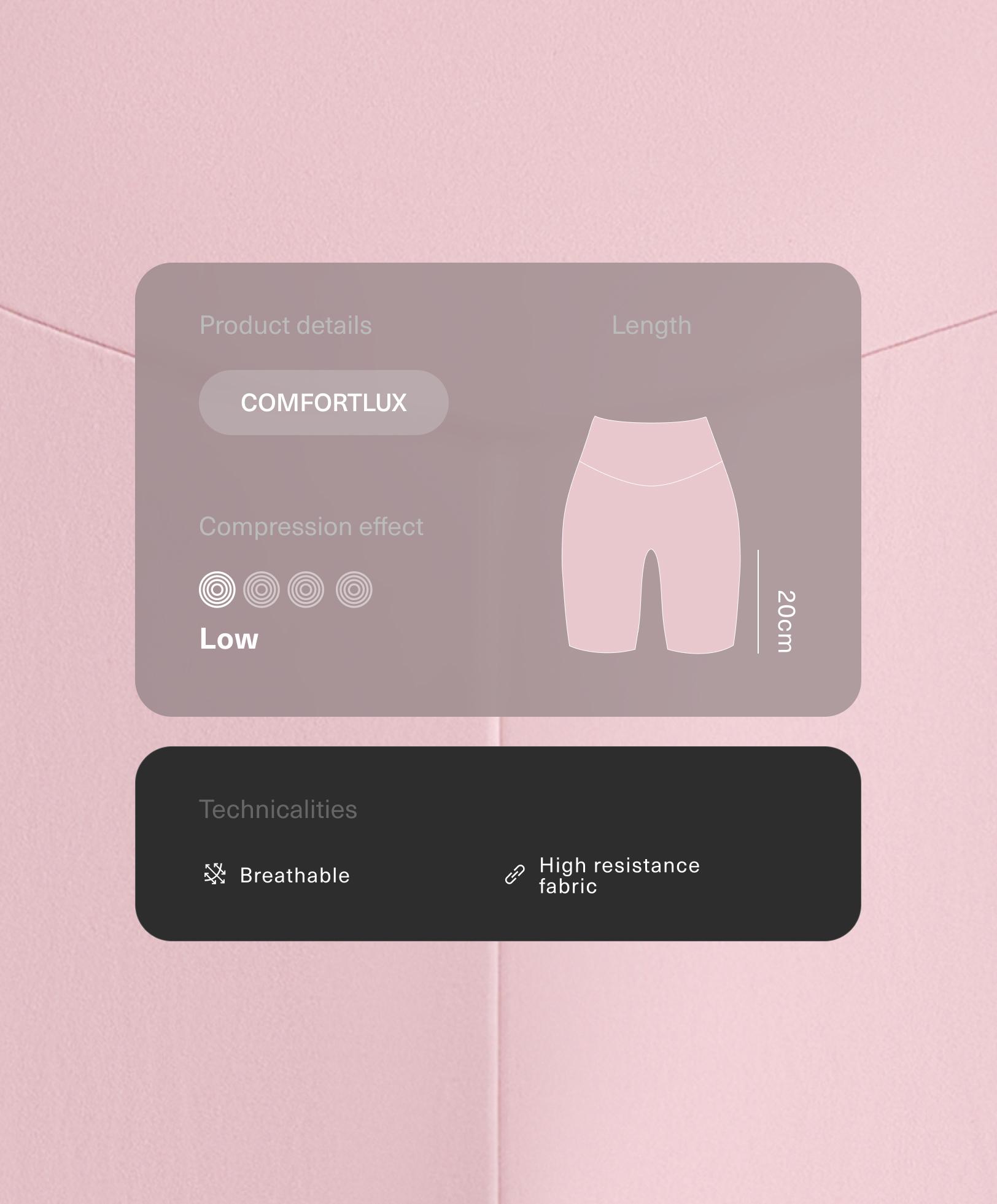 لغينغ فوق الركبة Comfortlux بخصر عالٍ 20 سم