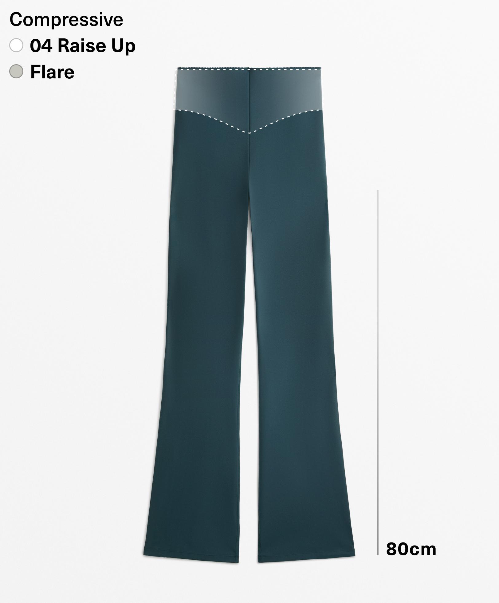 Pantalon flare high rise Compressive raise up Pantalon flare high rise Compressive raise up