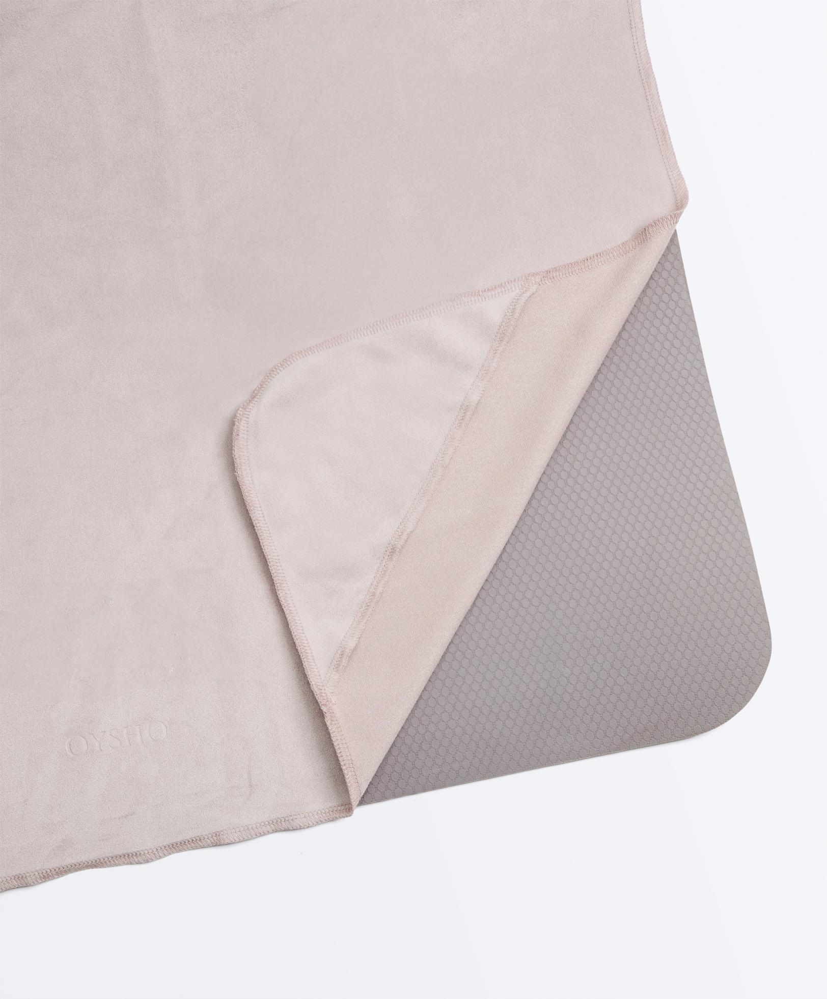 Adjustable mat towel — MAUVE