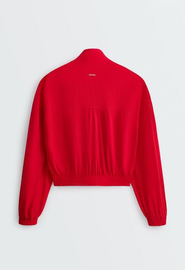 Light Touch boxy technical jacket — BRIGHT RED 8