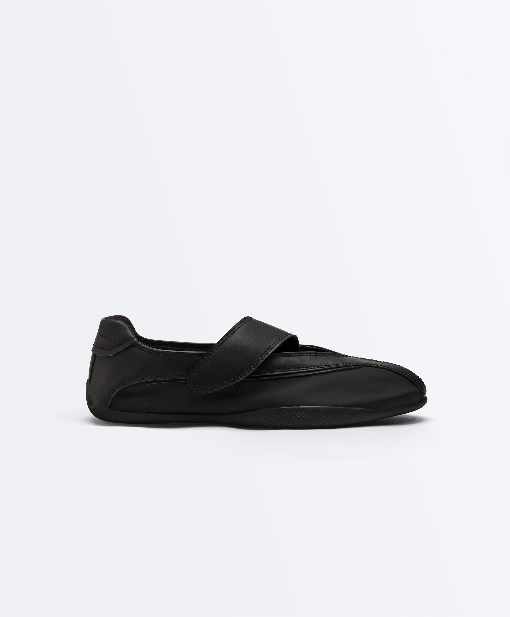 Sport ballet flat — BLACK