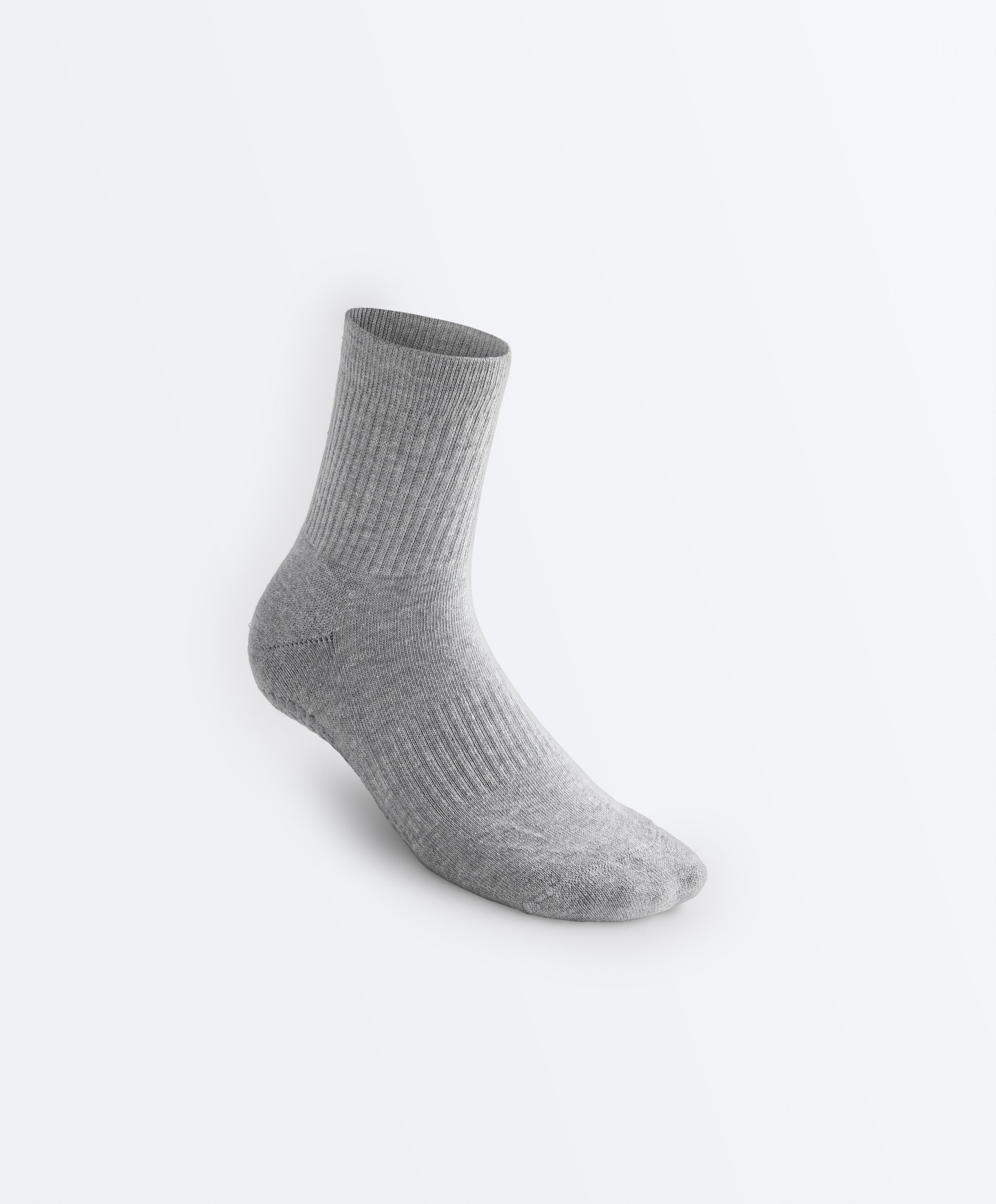 2 pairs of padded cotton quarter yoga and Pilates socks 2 pairs of padded cotton quarter yoga and Pilates socks