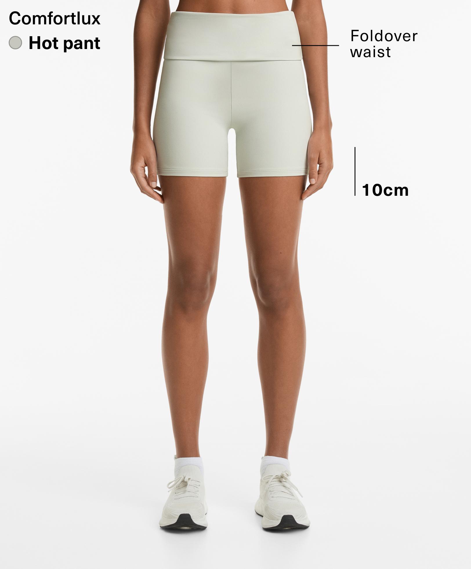 Comfortlux 10cm foldover waist hot pants