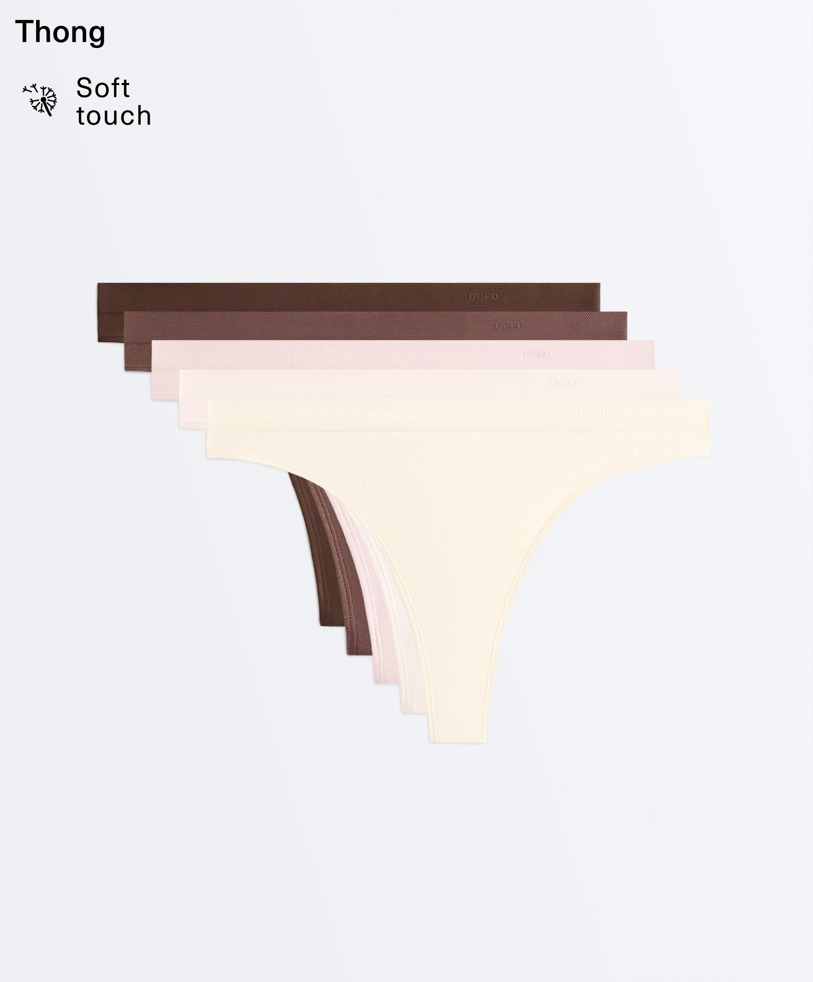 5 tangas seamless soft touch