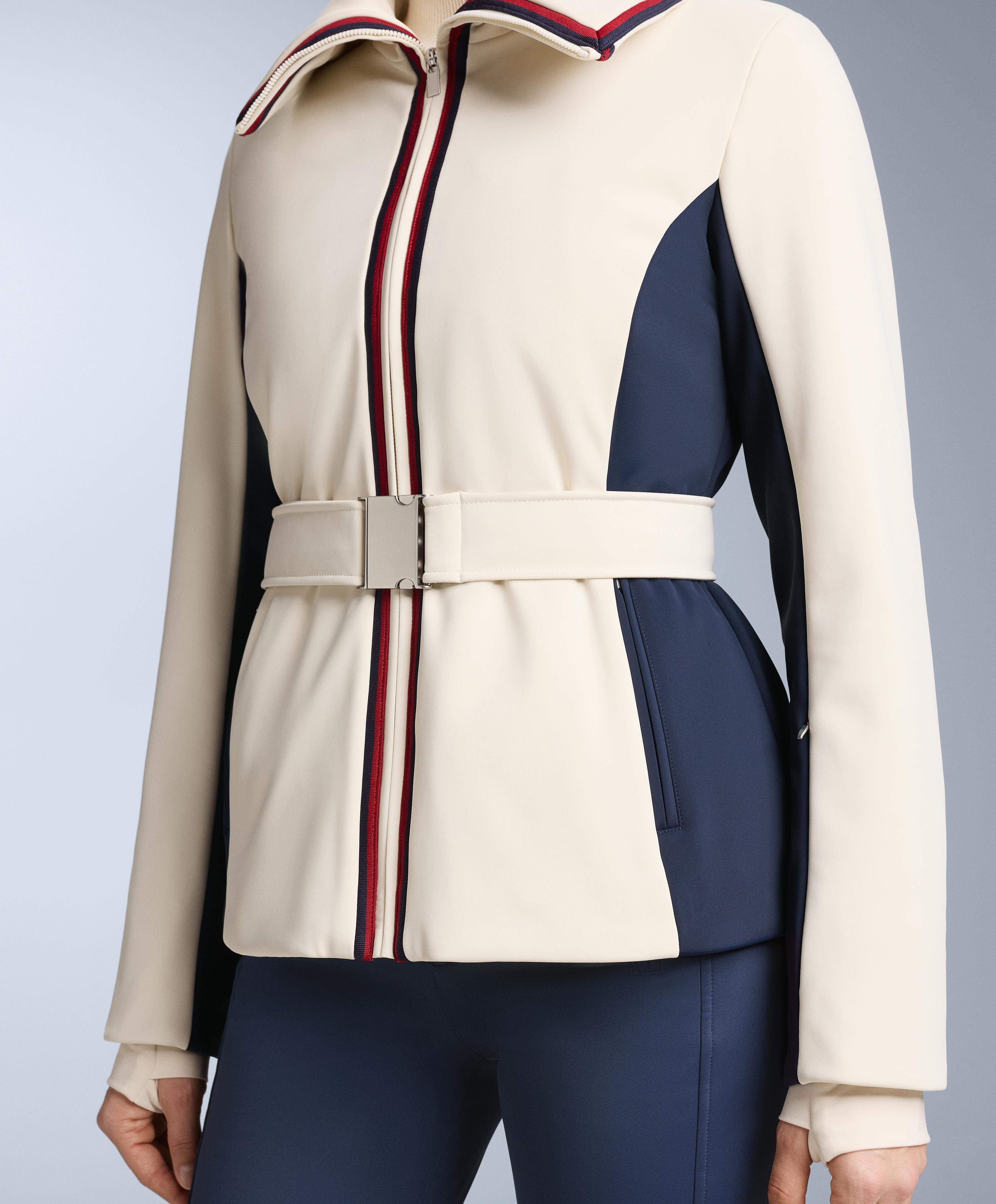 Primaloft® SKI water-resistant retro fitted jacket — PALE ECRU