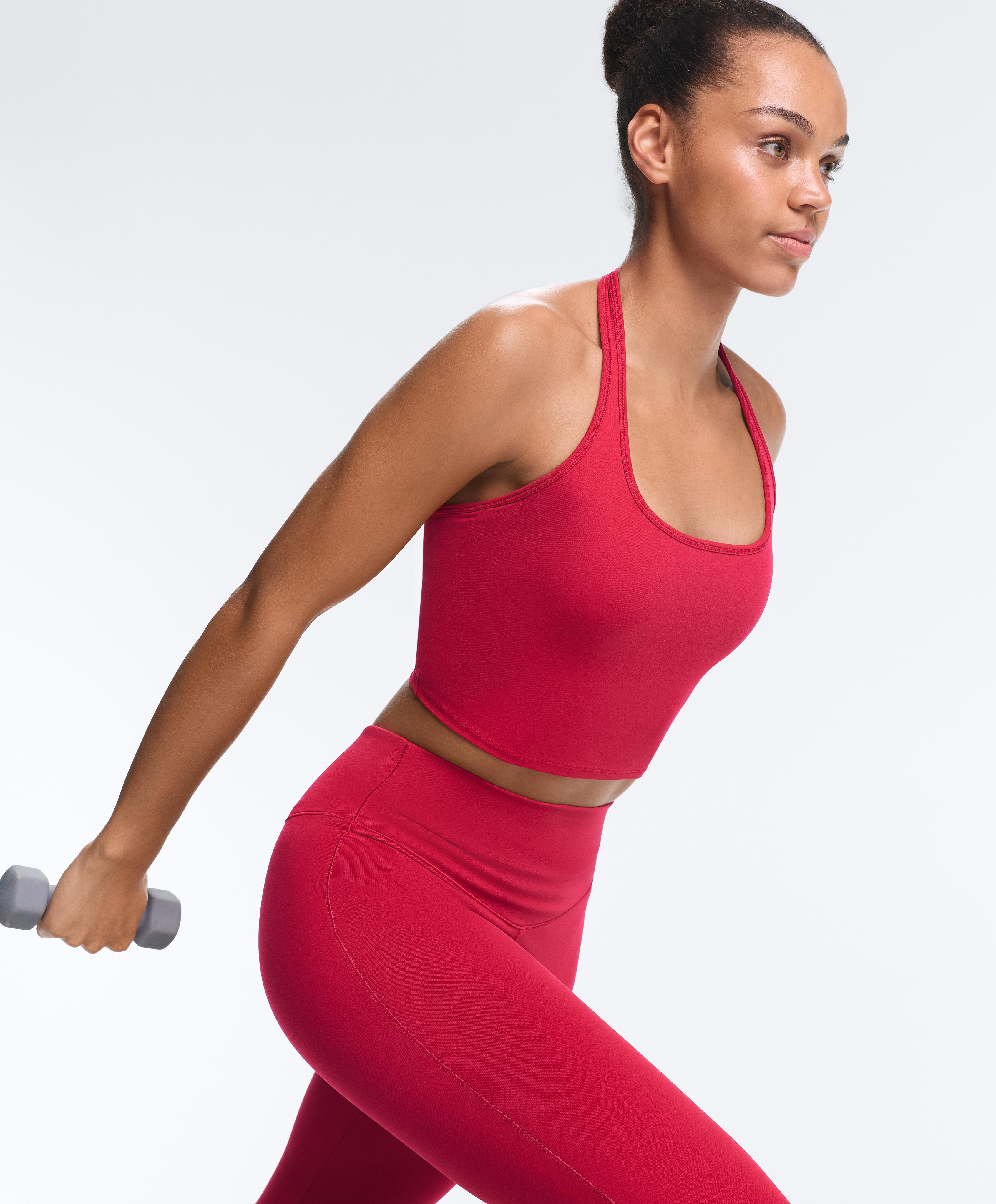 Evermove halter tank top — RED