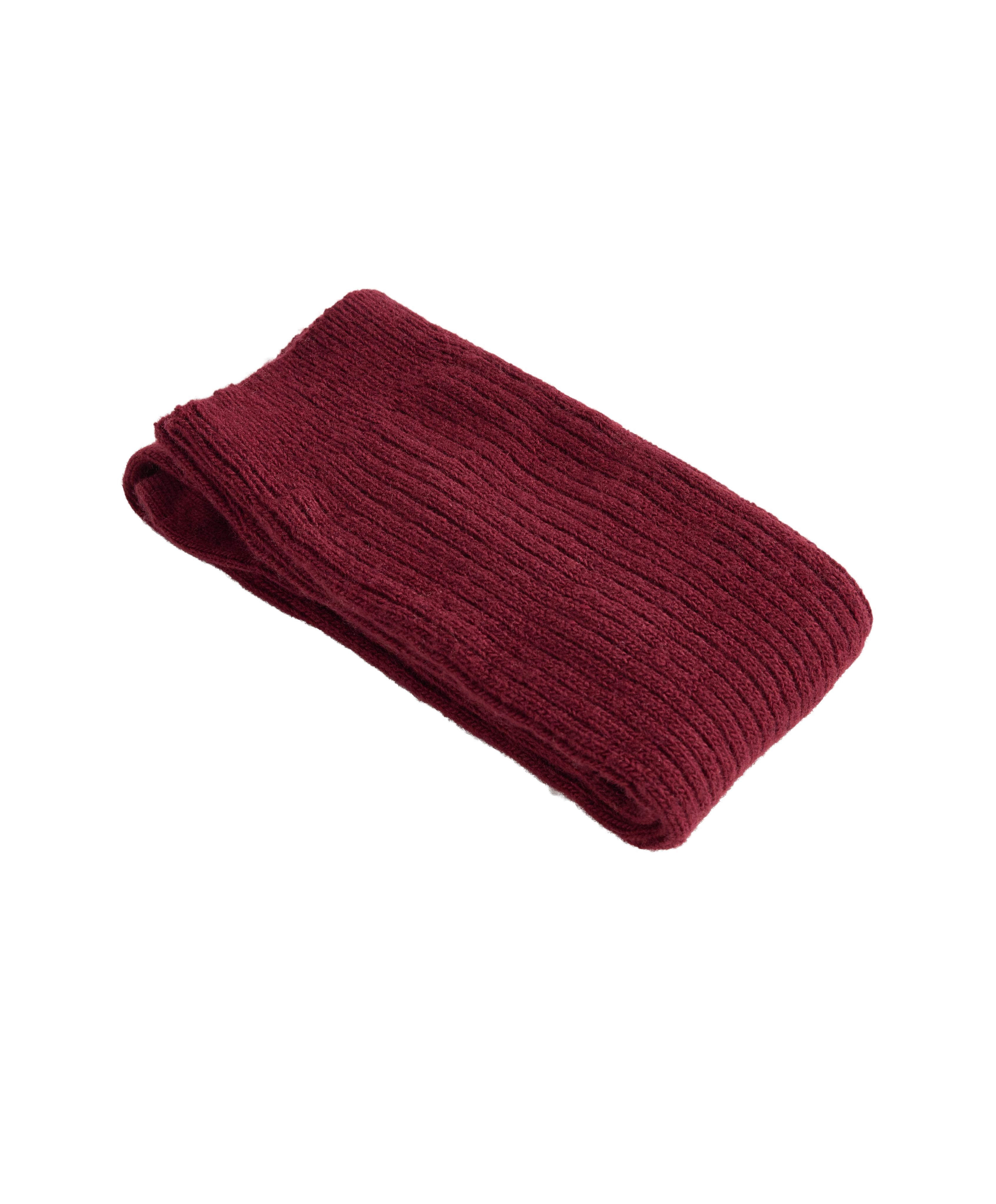 18% cashmere 13% wool long socks — CHERRY