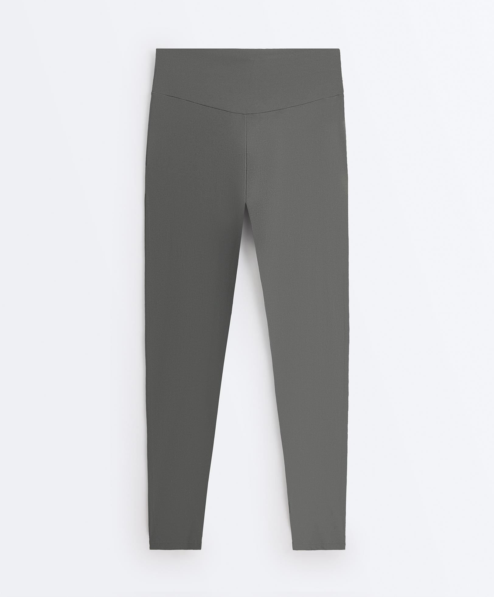 Comfortlux high-waisted ankle-length leggings — DARK ANTHRACITE