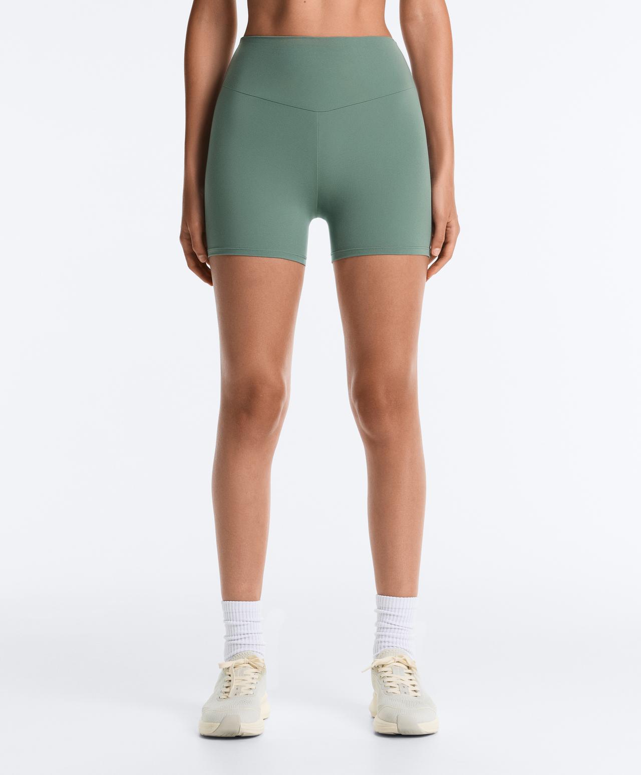 Hot pants high rise Comfortlux 10 cm — GREEN