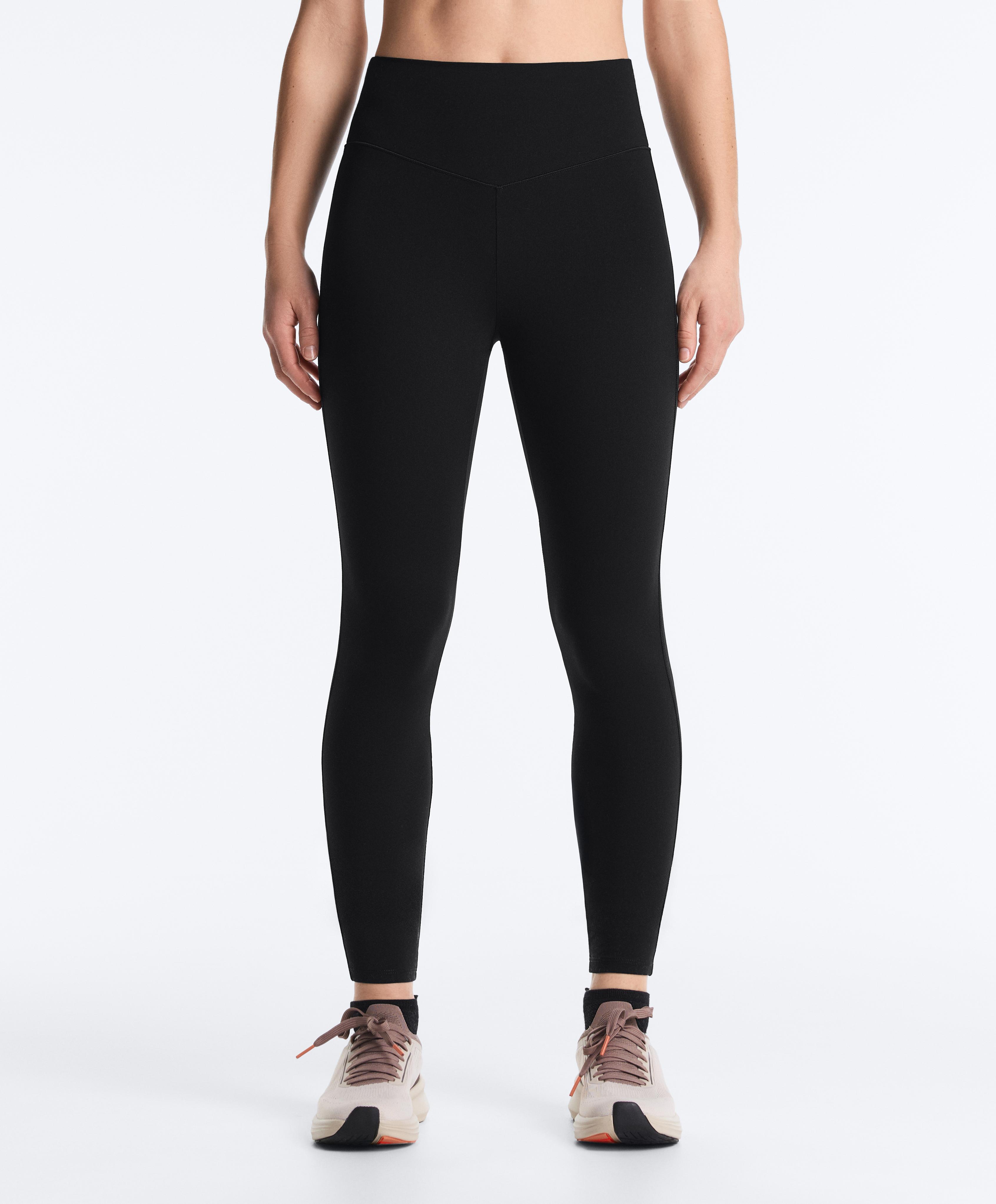 Evermove high-rise ankle-length leggings — BLACK