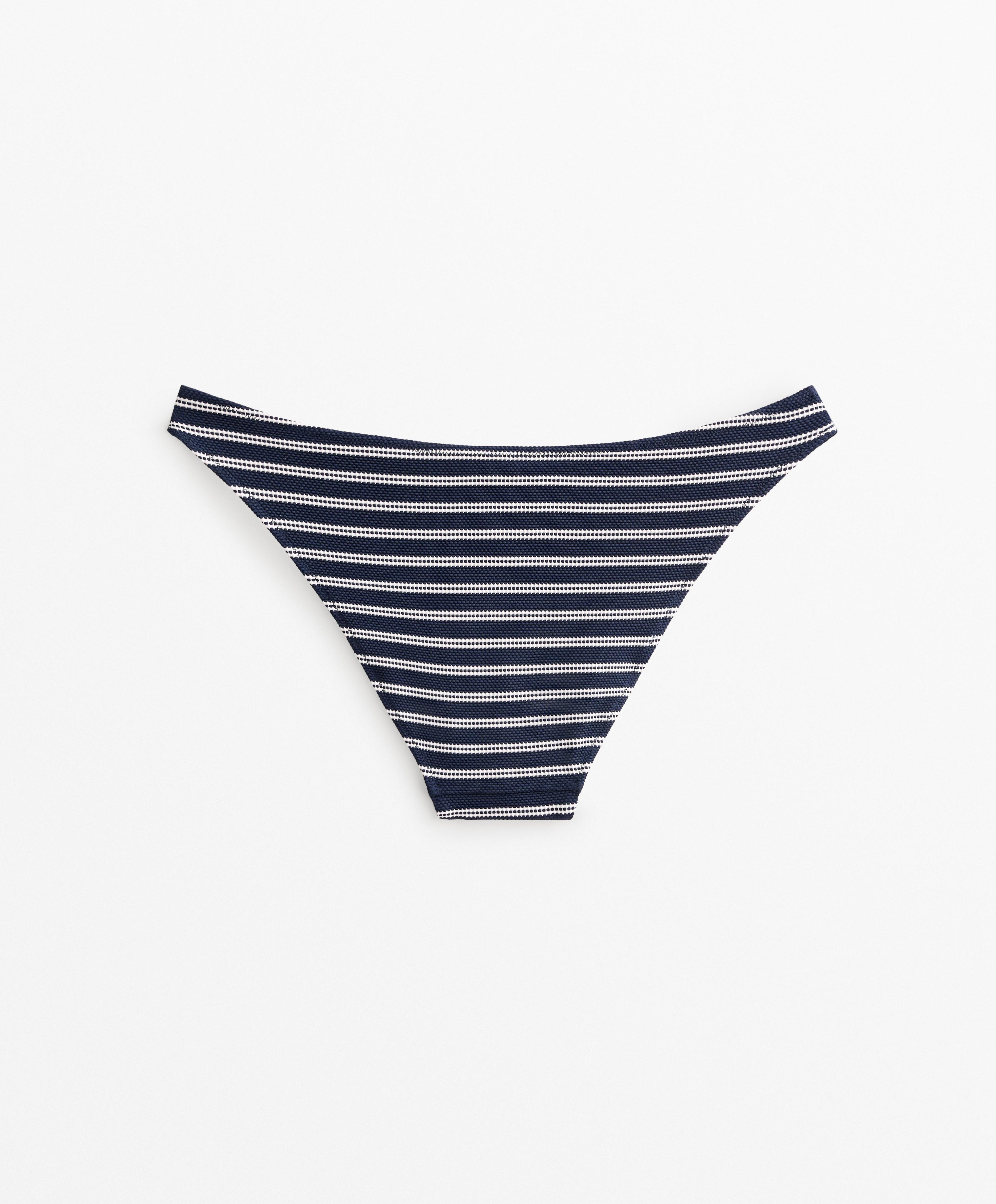 Striped classic bikini briefs