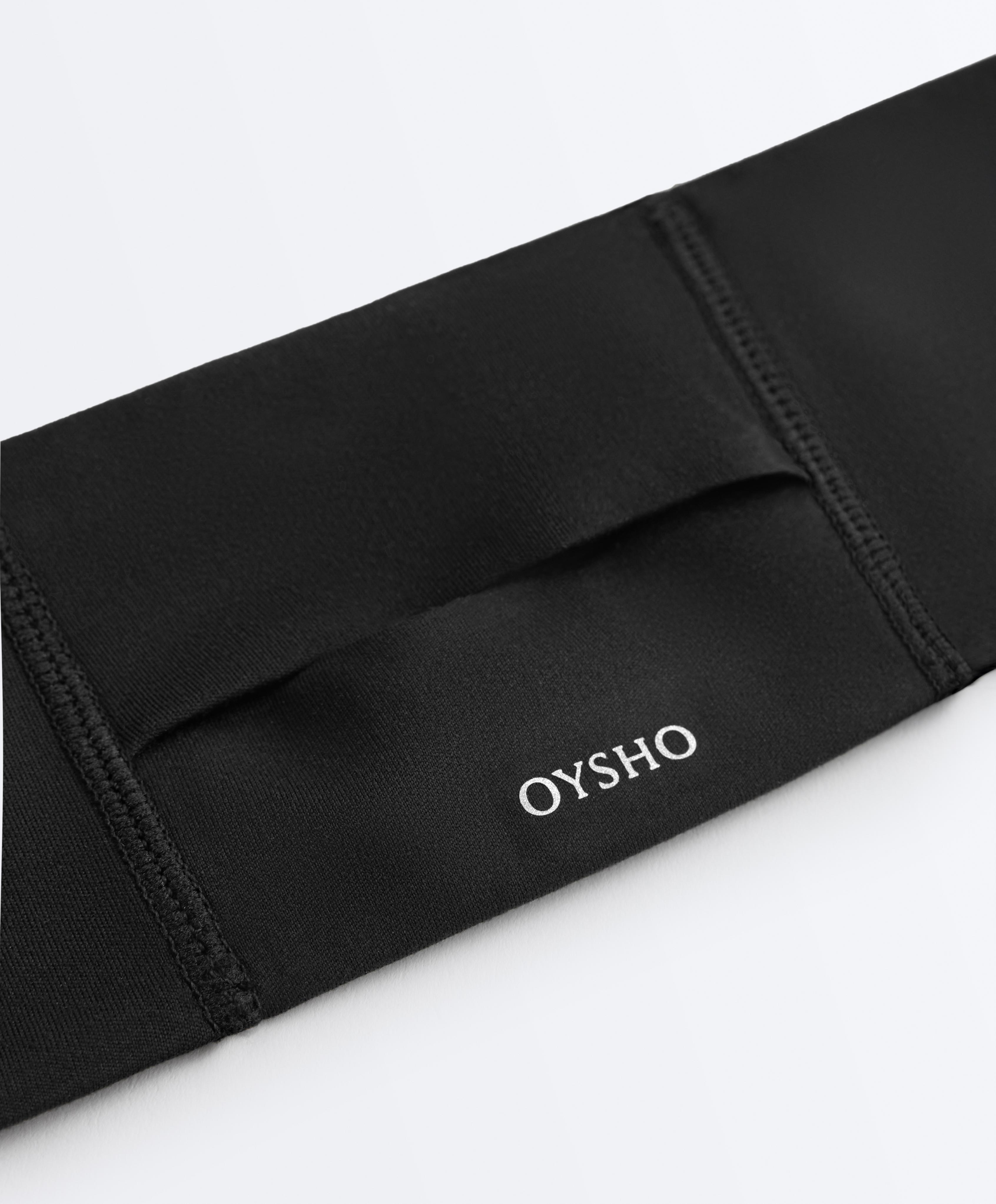 7cm reflective adjustable sports headband — BLACK