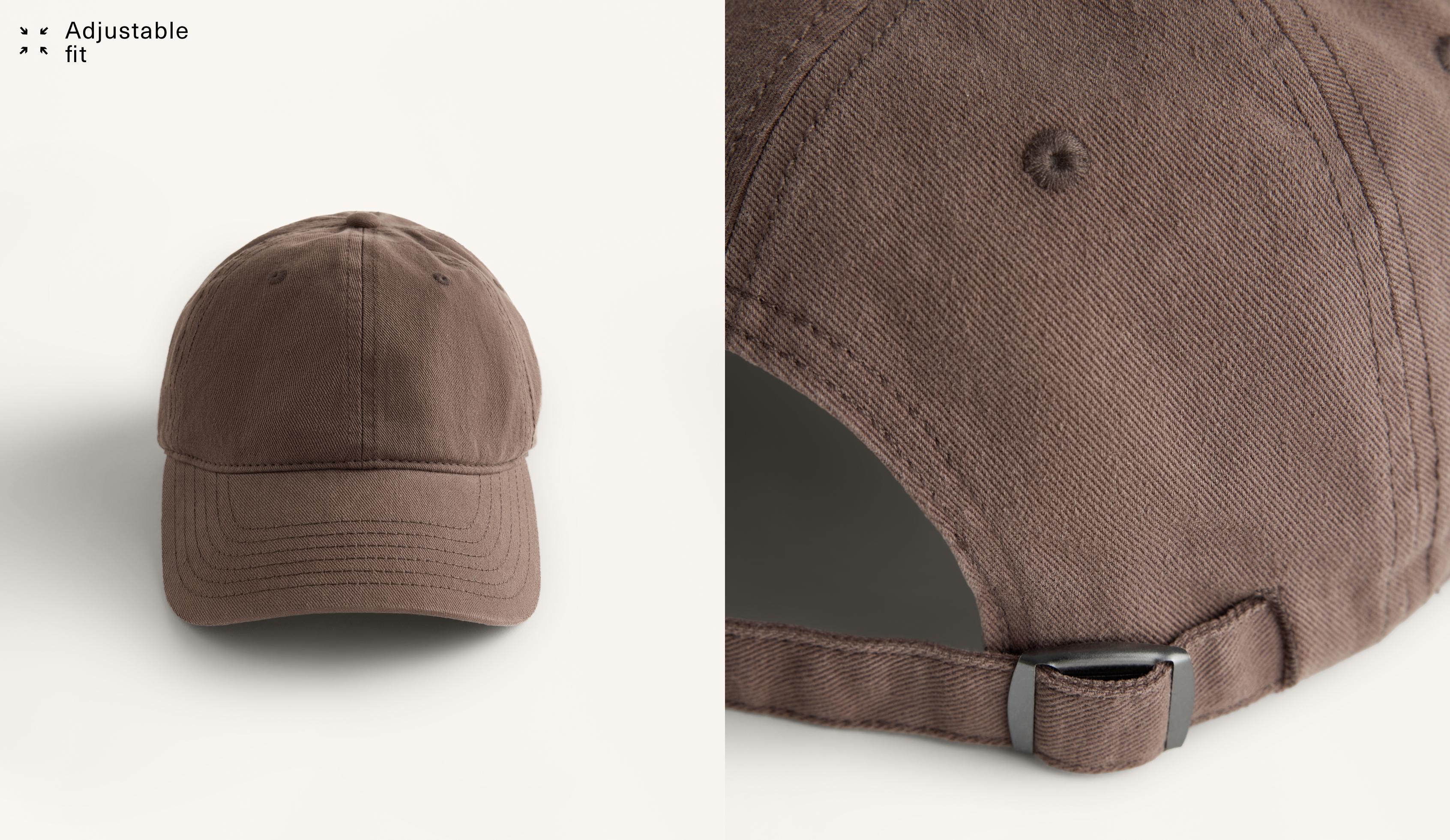 Gorra 100% algodón efecto delavado Gorra 100% algodón efecto delavado