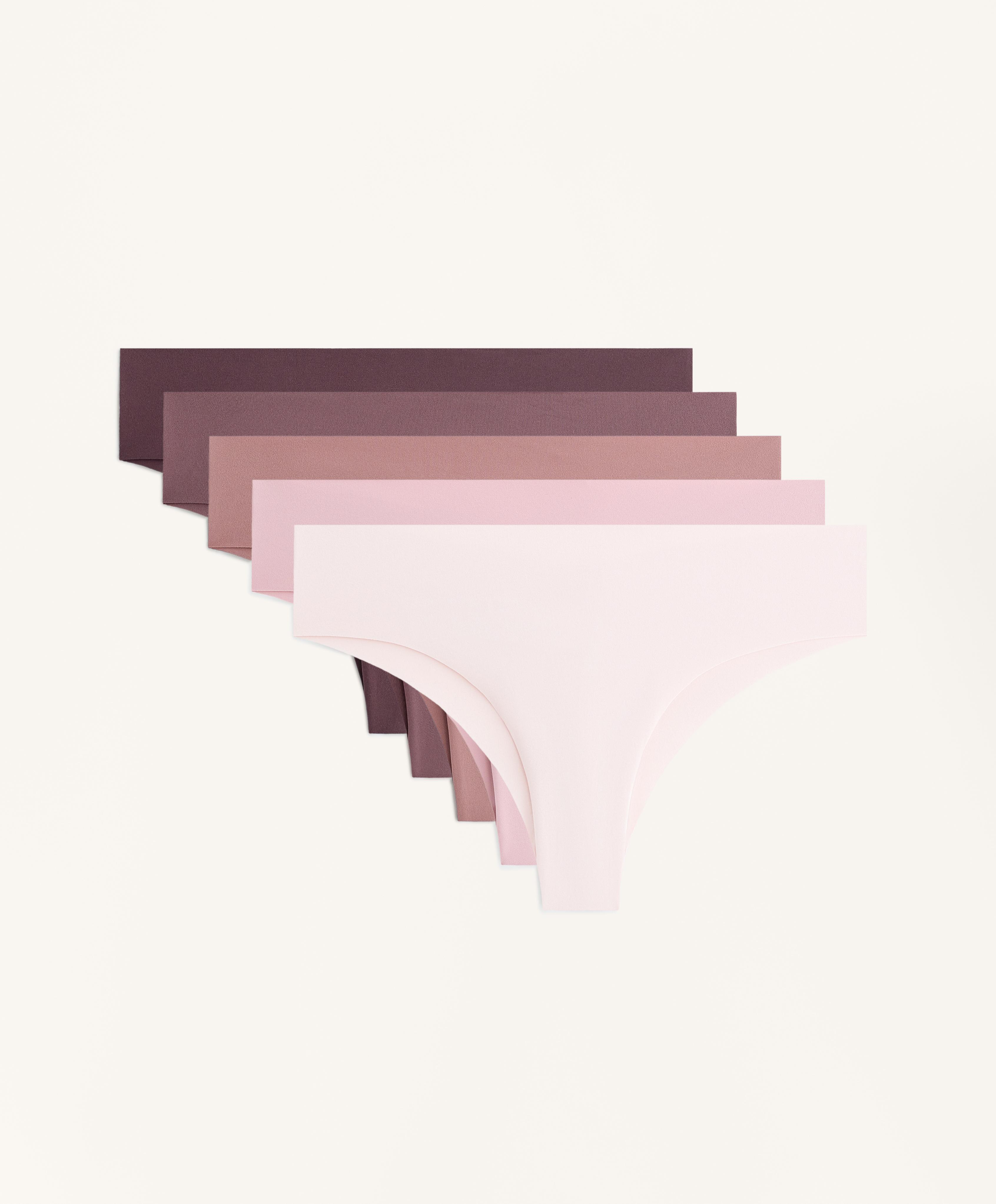 5 bragas brasileñas mezcla poliamida invisible 5 bragas brasileñas mezcla poliamida invisible