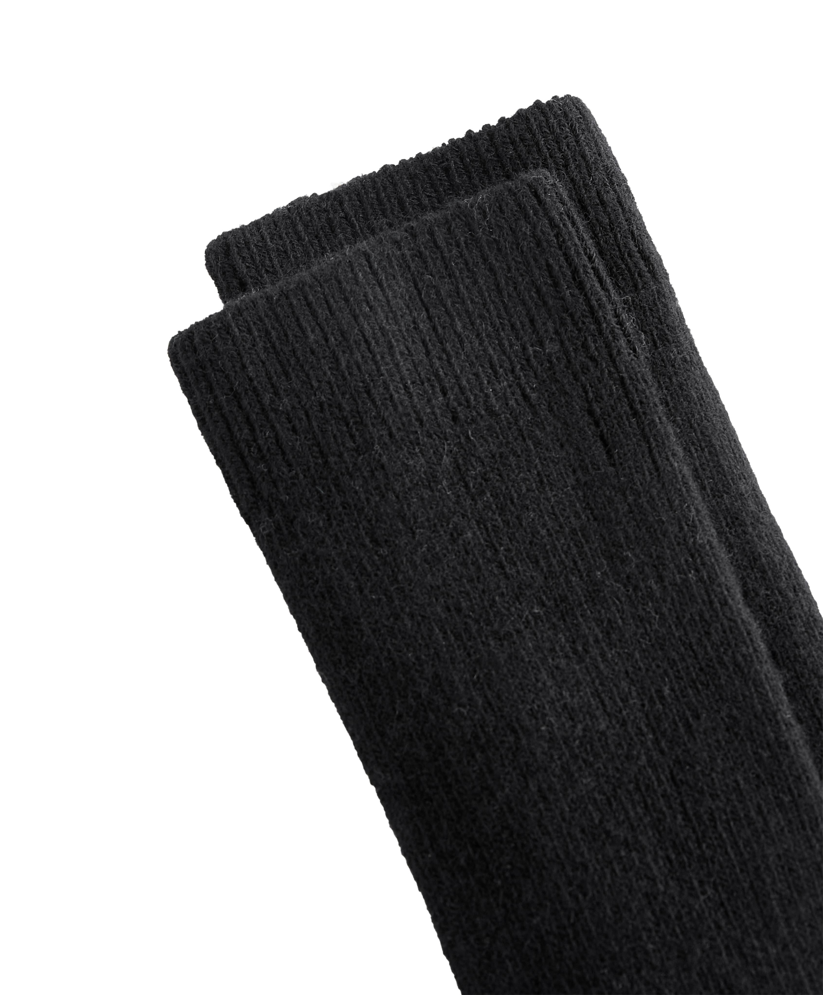 Classic socks 15% cashmere 10% wool — BLACK