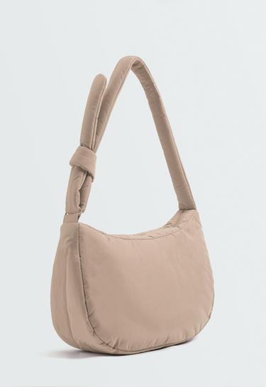 Knotted crossbody bag — MINK 2