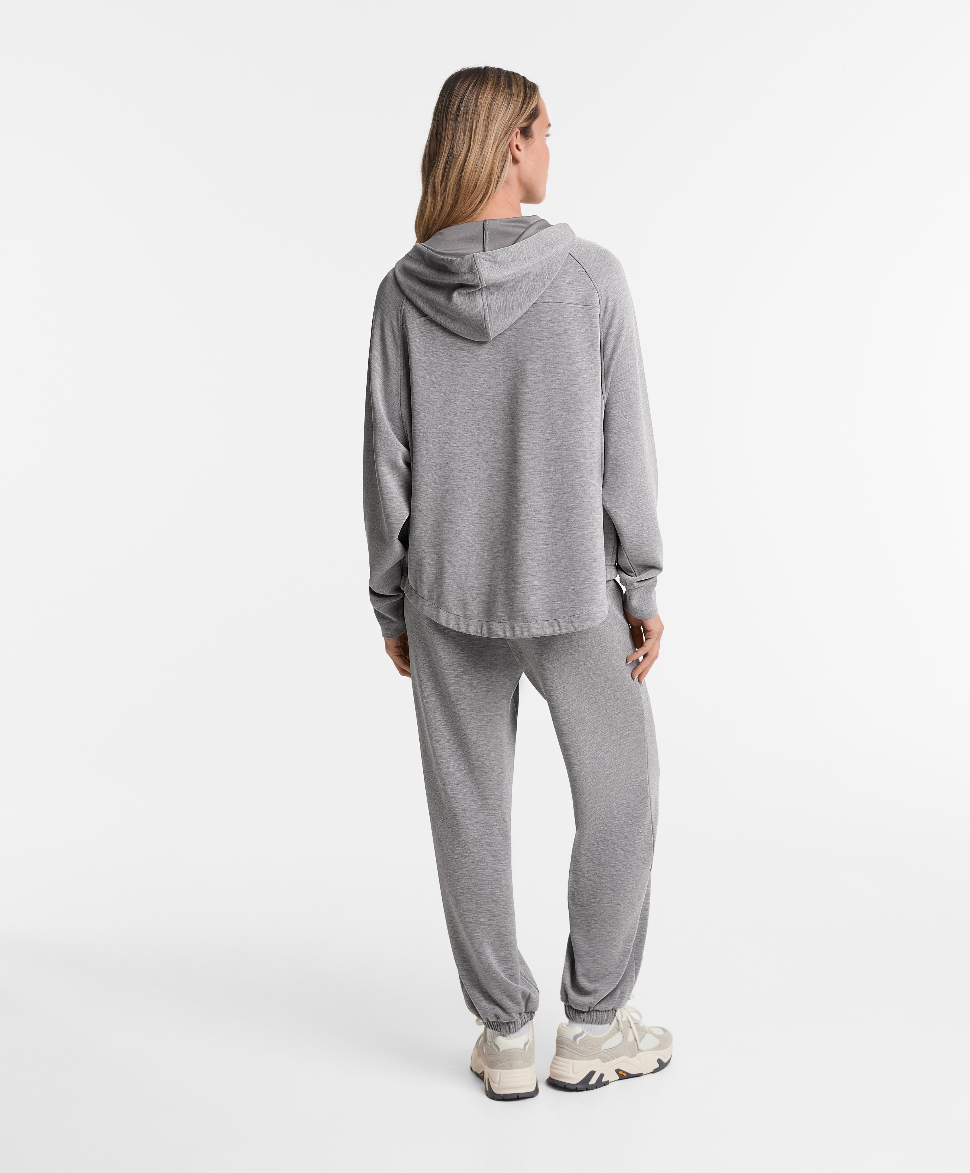 Grey jogger tracksuit with modal