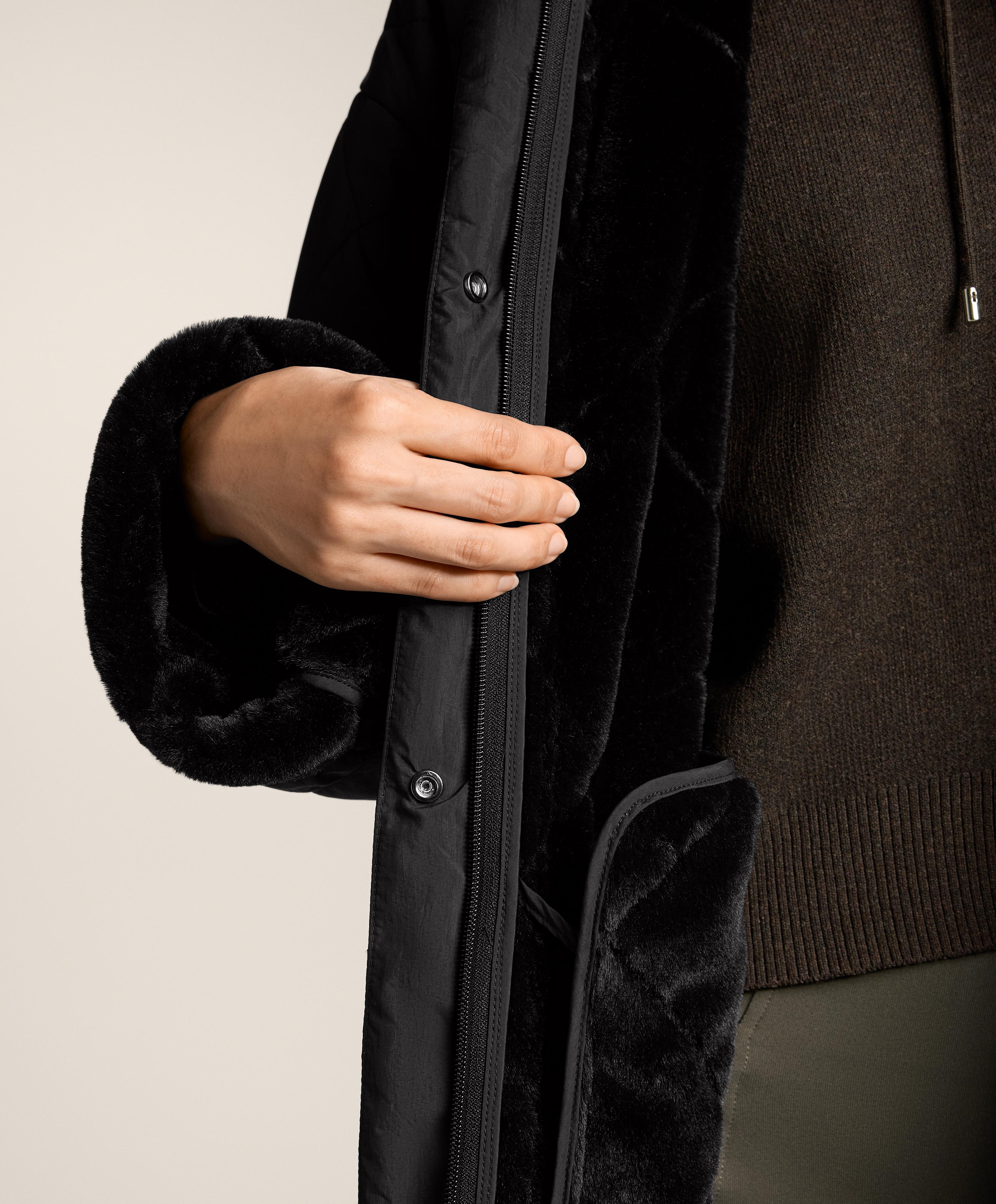 Water-repellent FELLEX® AEROGEL padded jacket — BLACK