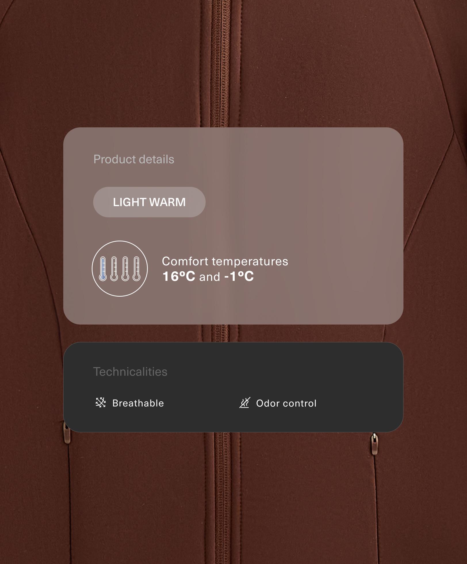 Τεχνική ζακέτα light warm - Εκπτώσεις