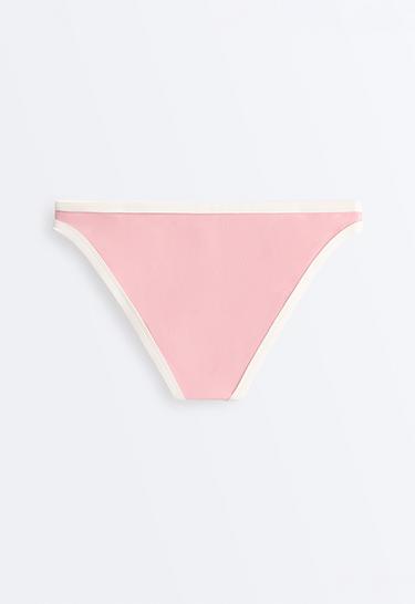 Contrast trim classic bikini briefs — PINK 8