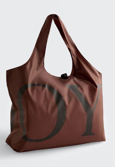 OYSHO Packable Bag — BROWN 2