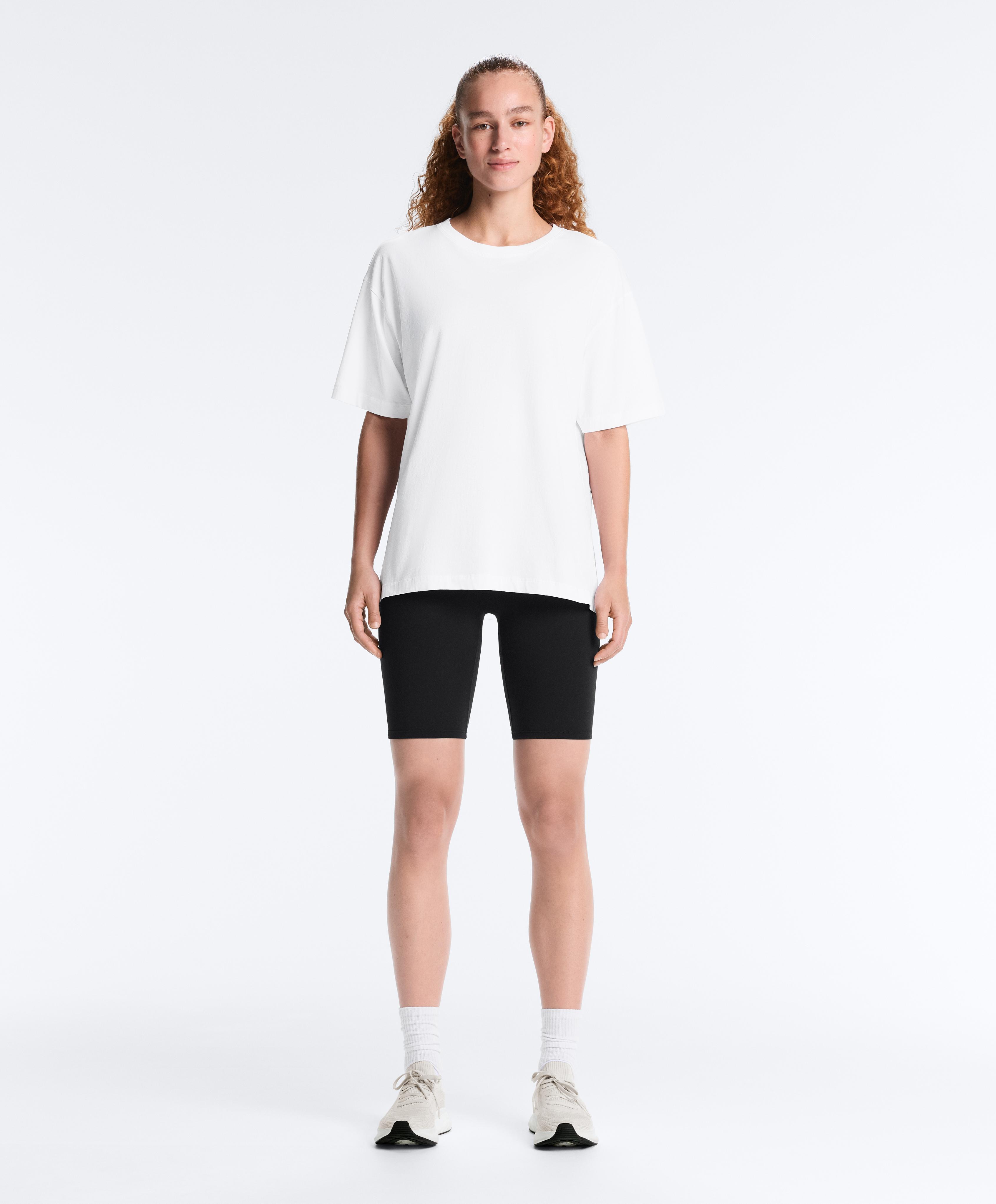 Short sleeve cotton blend T-shirt