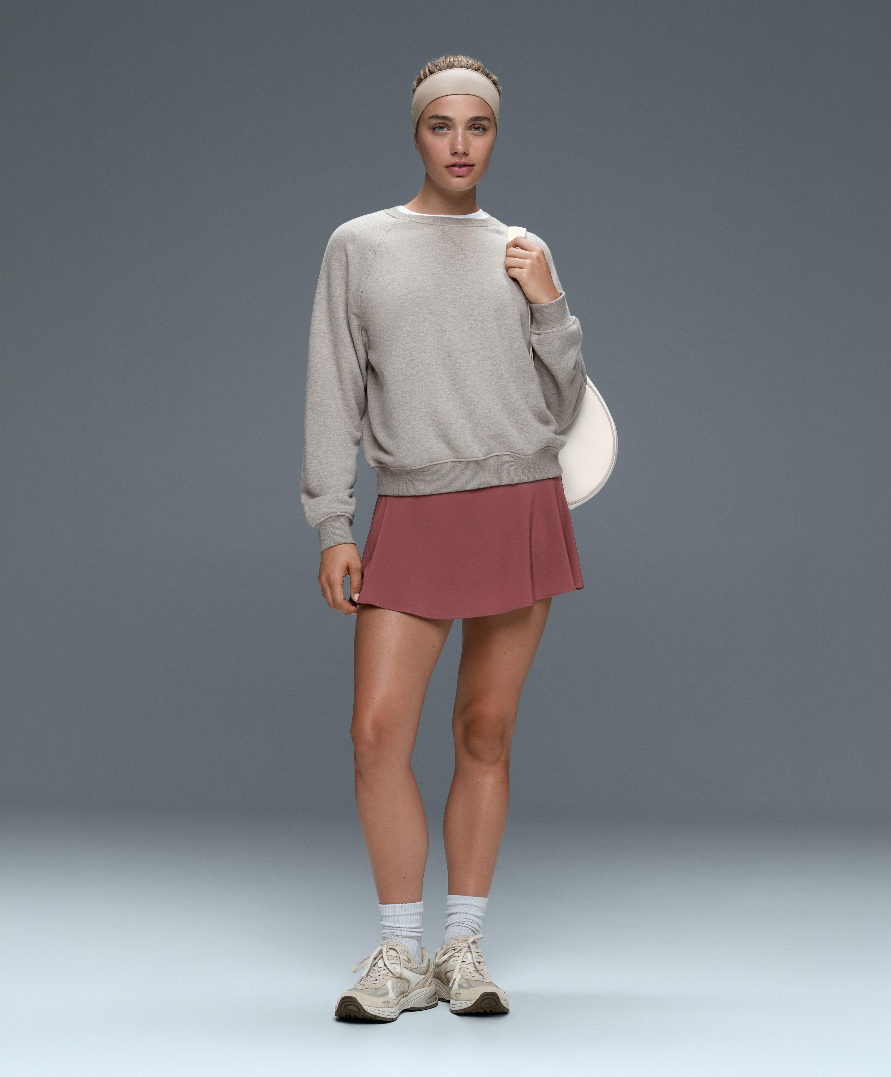 High-rise Compressive Skirt — FADED BURGUNDY