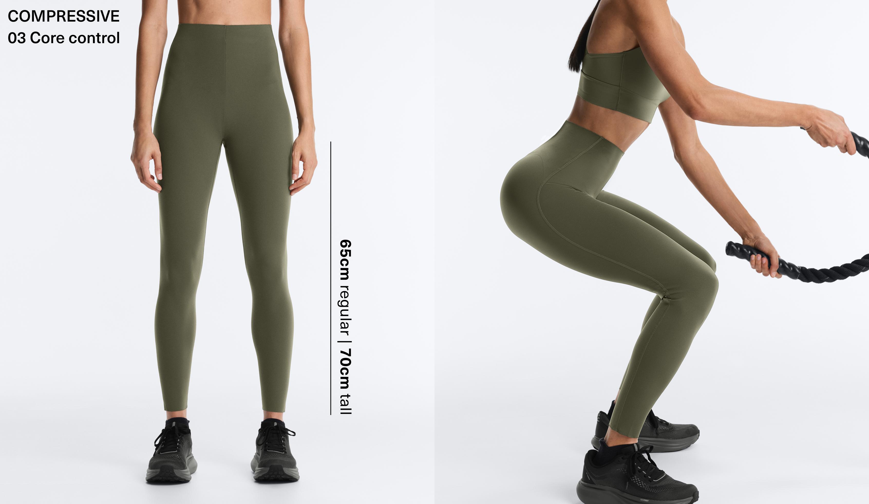 Leggings fins al turmell high rise Compressive core control
