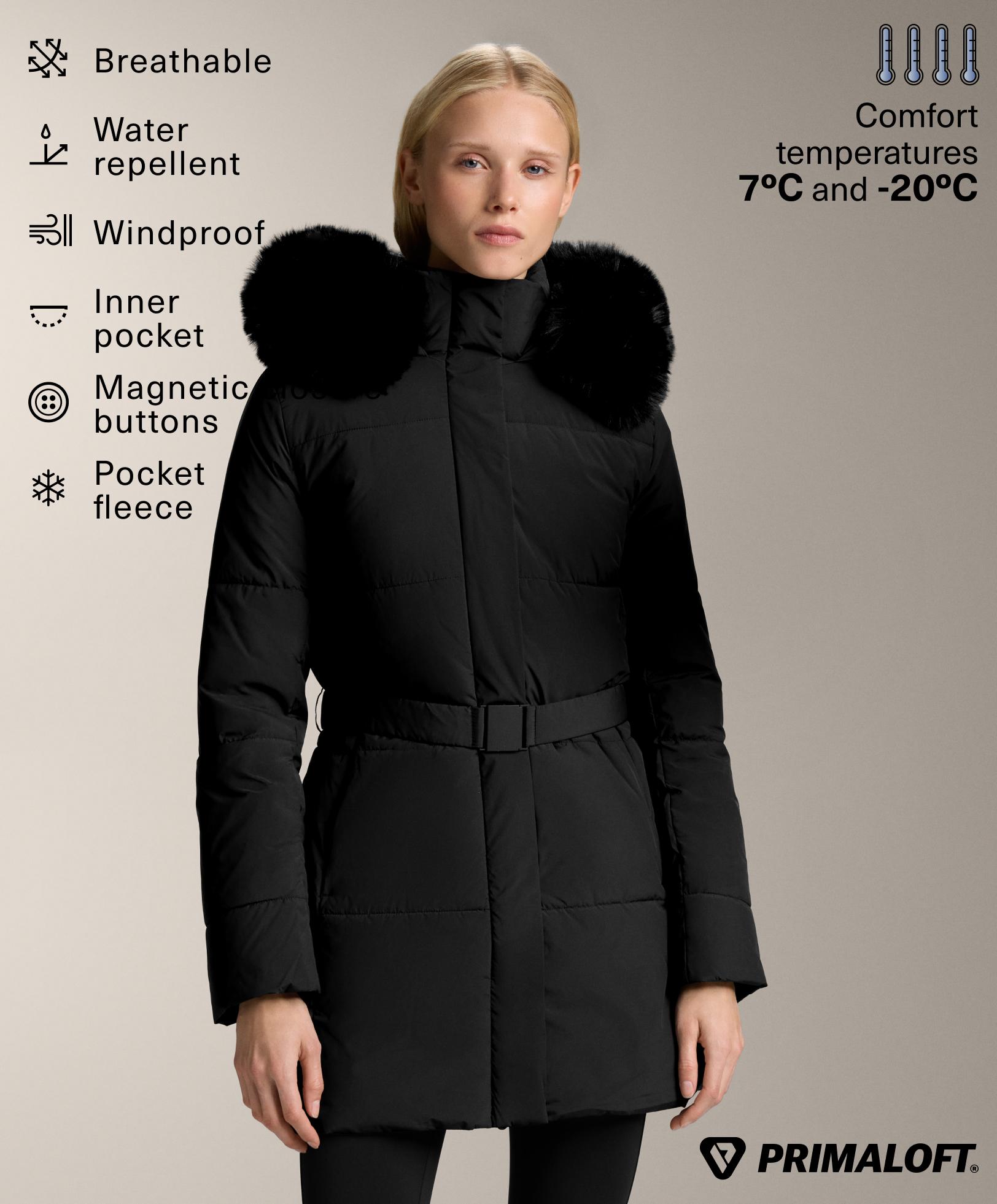 Veste midi matelassée Primaloft® déperlante