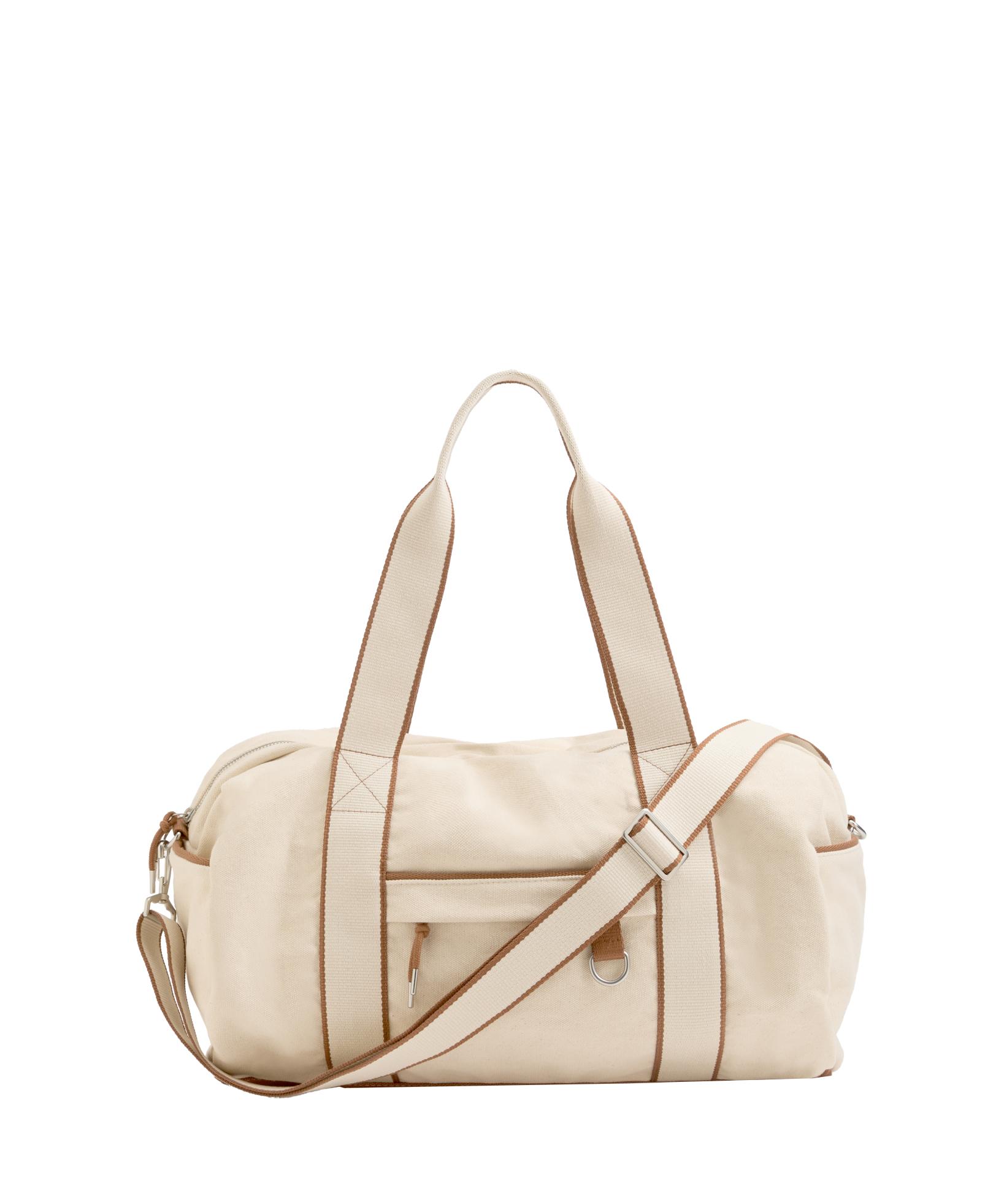 Canvas bowling bag — ECRU