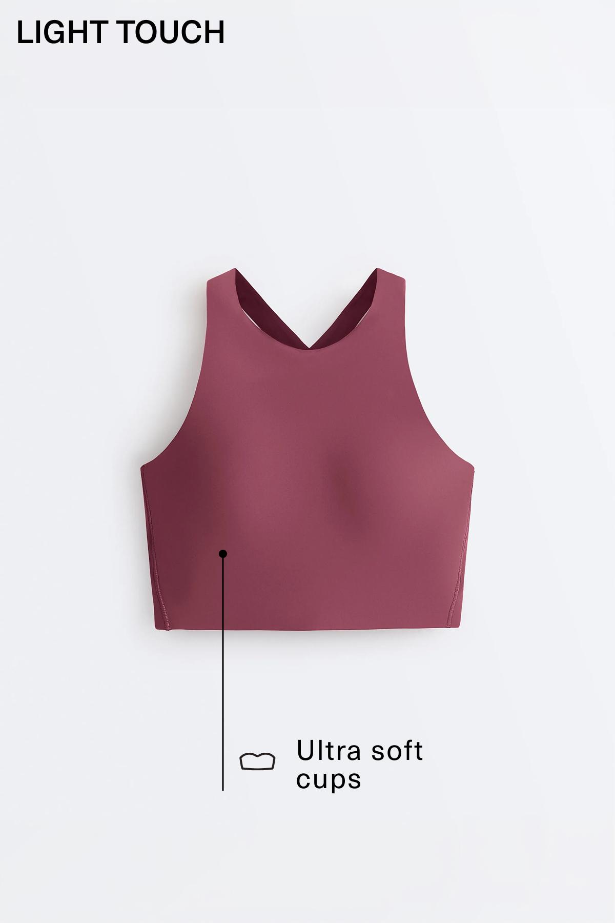 Light Touch crossover back tank top — DUSTY ROSETTE