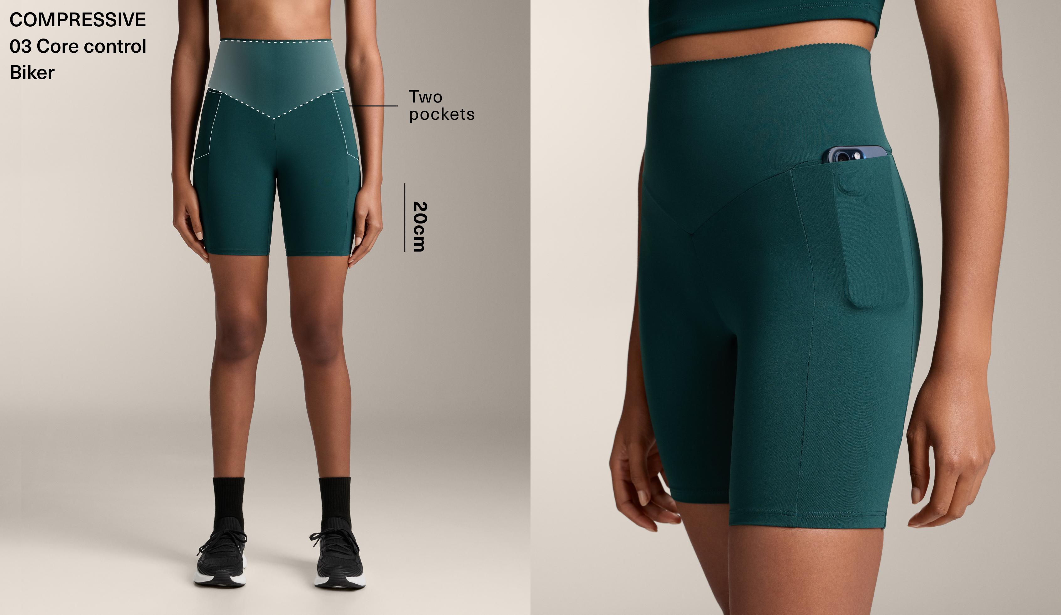 High Rise Compressive Pocket 20cm Cycling Leggings High Rise Compressive Pocket 20cm Cycling Leggings