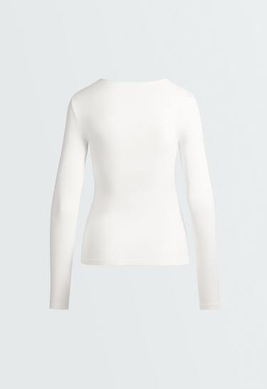 Seamless base layers T-shirt — WHITE  7