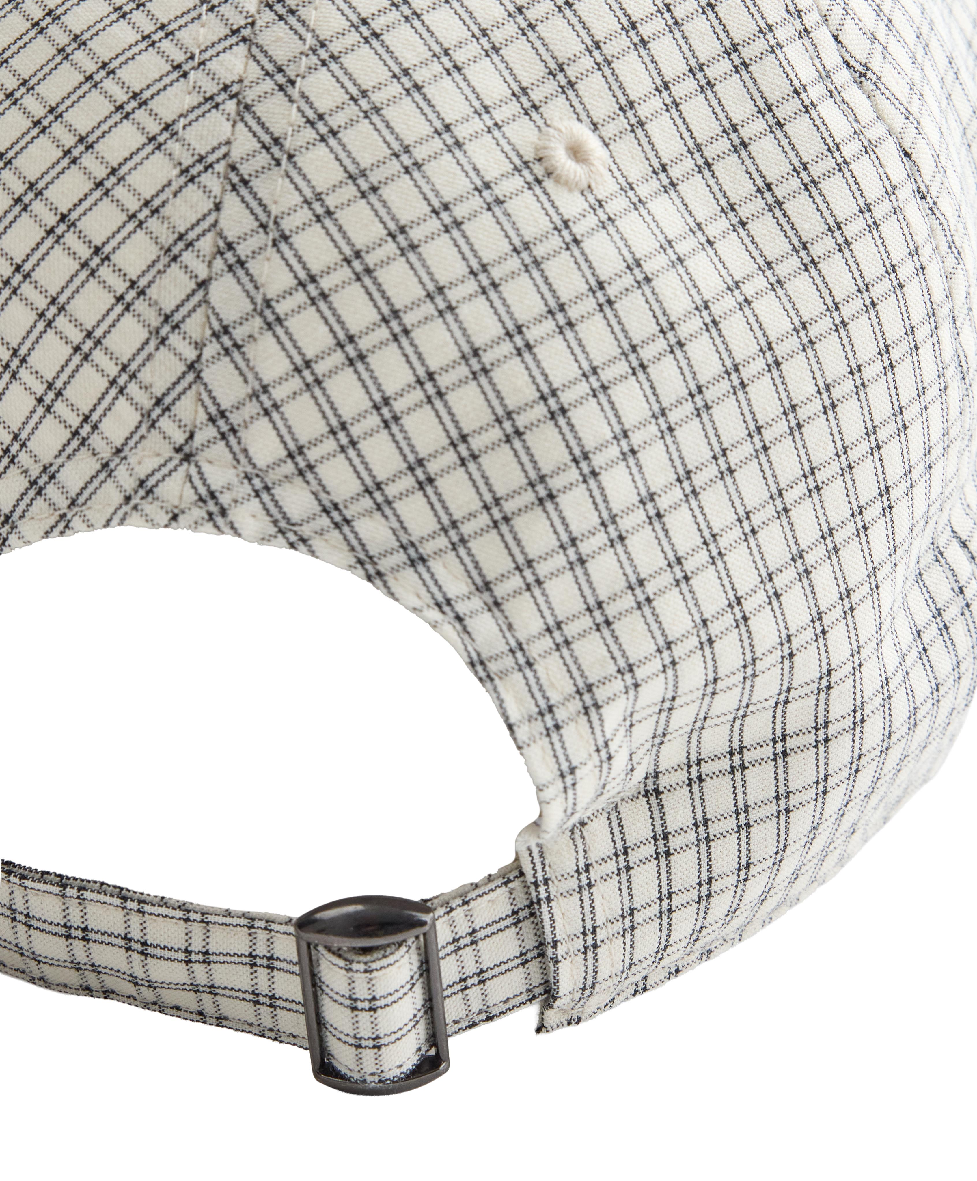 Check print cap — ECRU