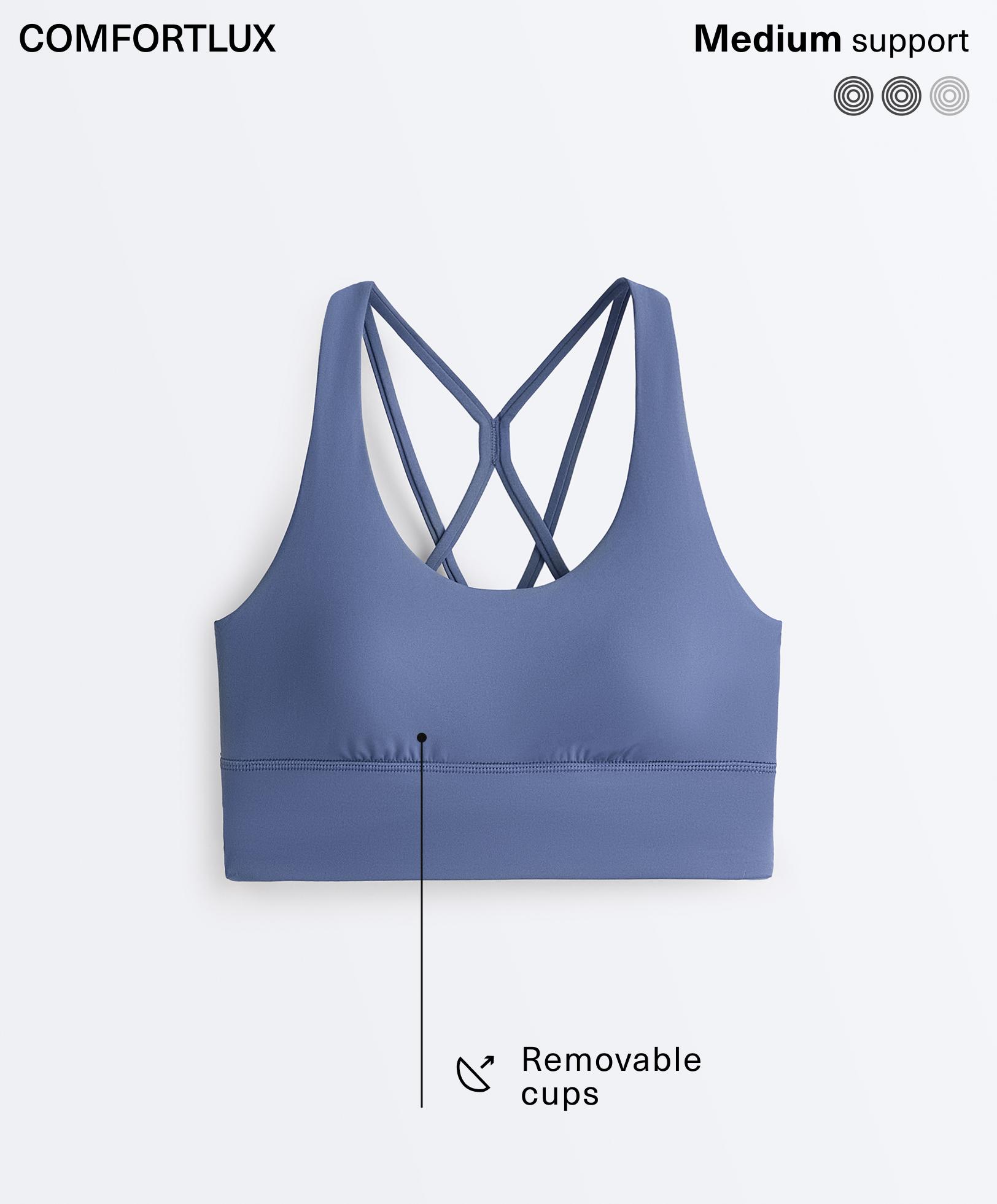 Comfortlux medium support sports bra with cups Comfortlux medium support sports bra with cups